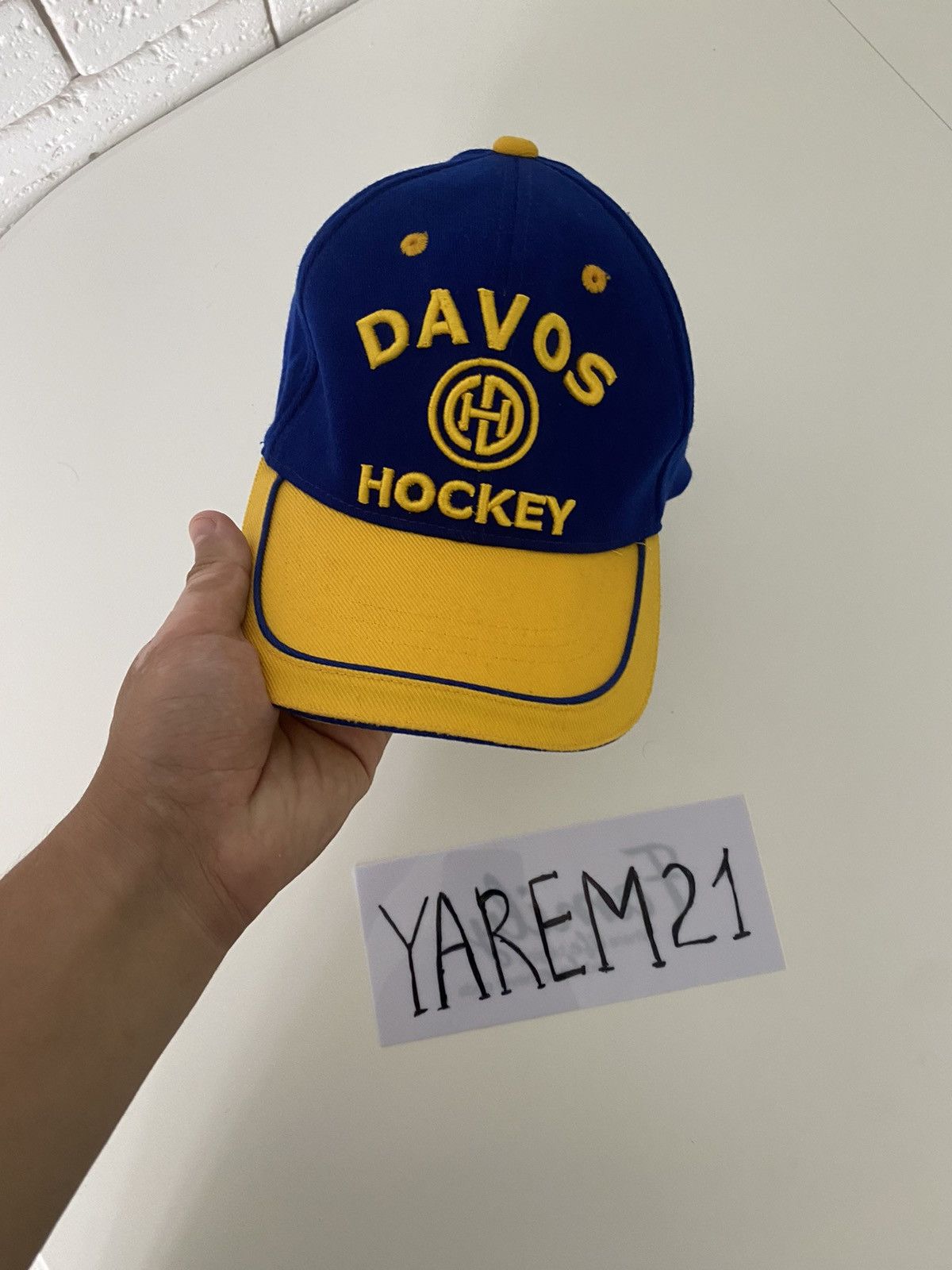NHL Davos Hockey cap hat Size ONE SIZE - 2 Thumbnail