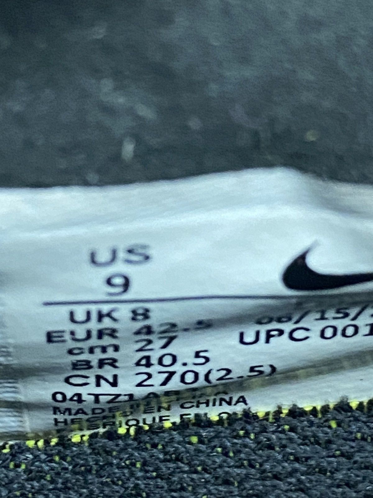 Nike Nike Mercurial Vapor 14 Elite FG Size US 9 / EU 42 - 8 Thumbnail
