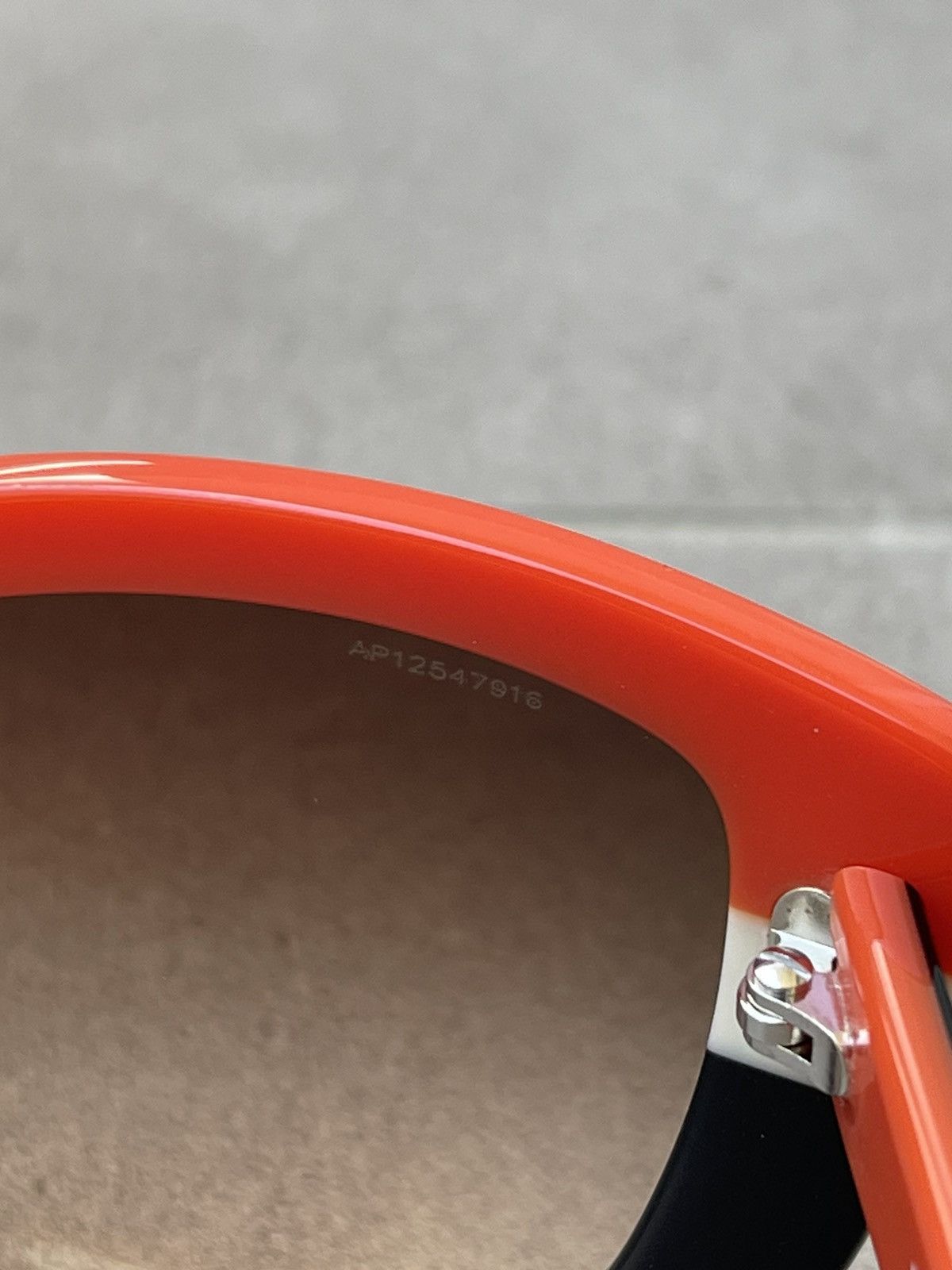 Prada Prada SPR 03N DAN-6S1 Black White Red Sunglasses Size ONE SIZE - 13 Thumbnail