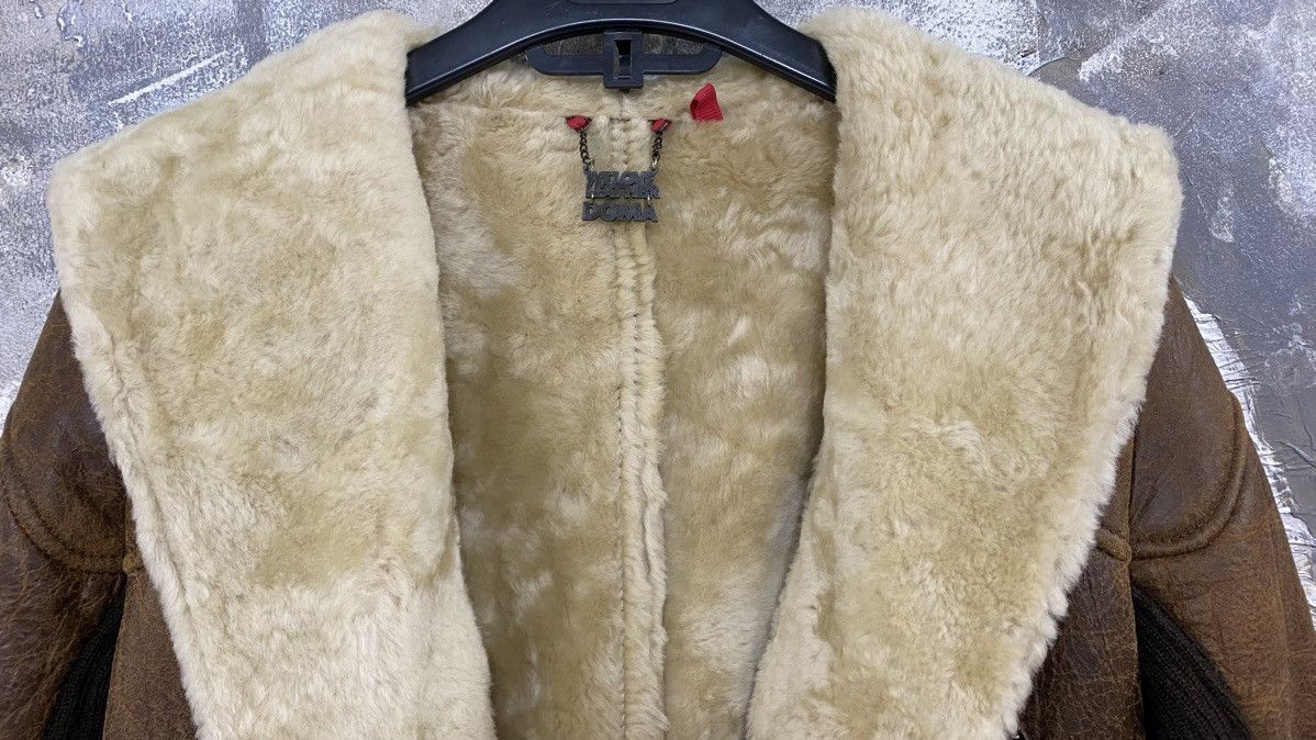 Vintage Doma Sheepskin Shearling Cropped Jacket Size S / US 4 / IT 40 - 7 Thumbnail