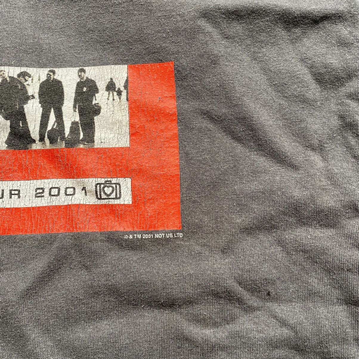 Band Tees VINTAGE U2 BAND ELEVATION TOUR AMERICAN APPAREL CROP T SHIRT Size US L / EU 52-54 / 3 - 4 Thumbnail