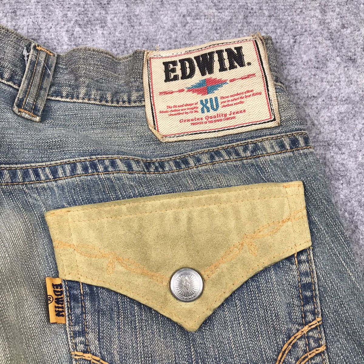 Edwin × Japanese Brand FLARE JENAS💥EDWIN BOOT CUT DENIM PANTS Size US 34 / EU 50 - 14 Thumbnail