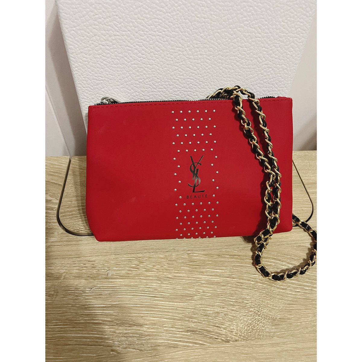 Yves Saint Laurent Yves Saint Laurent YSL cosmetic Bag Pouch clutch Crossbody Size ONE SIZE - 3 Thumbnail