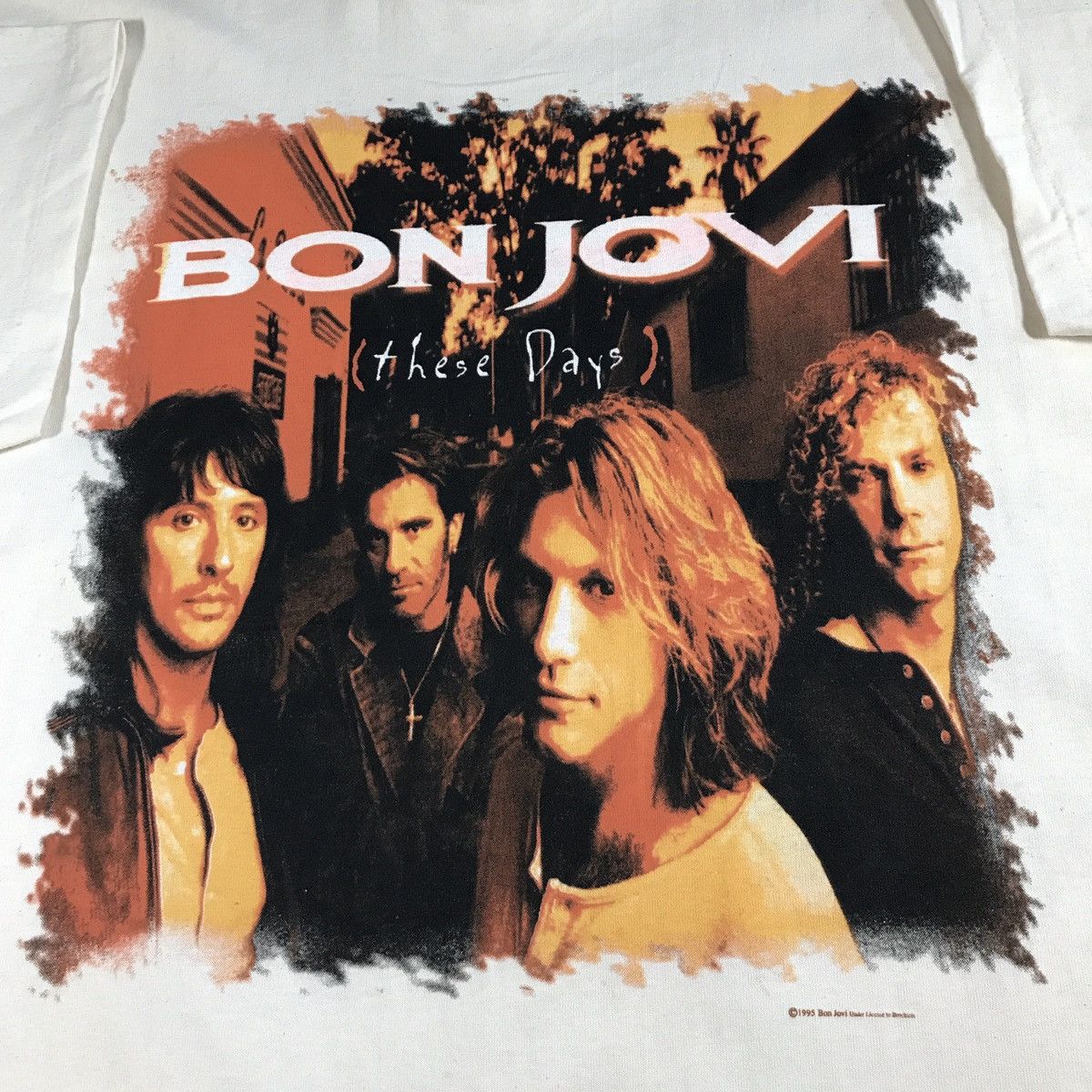 Band Tees × Bon Jovi × Vintage Bon Jovi these days band t shirt xl Size US XL / EU 56 / 4 - 3 Thumbnail