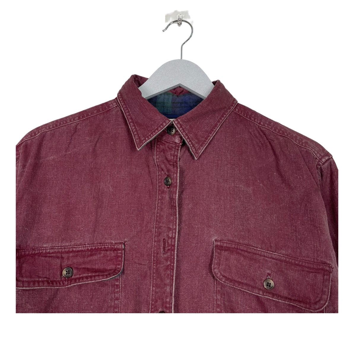 L.L. Bean × Vintage 💥VINTAGE LL BEAN USA BUTTON WORKER SHIRT JACKET Size US M / EU 48-50 / 2 - 4 Thumbnail