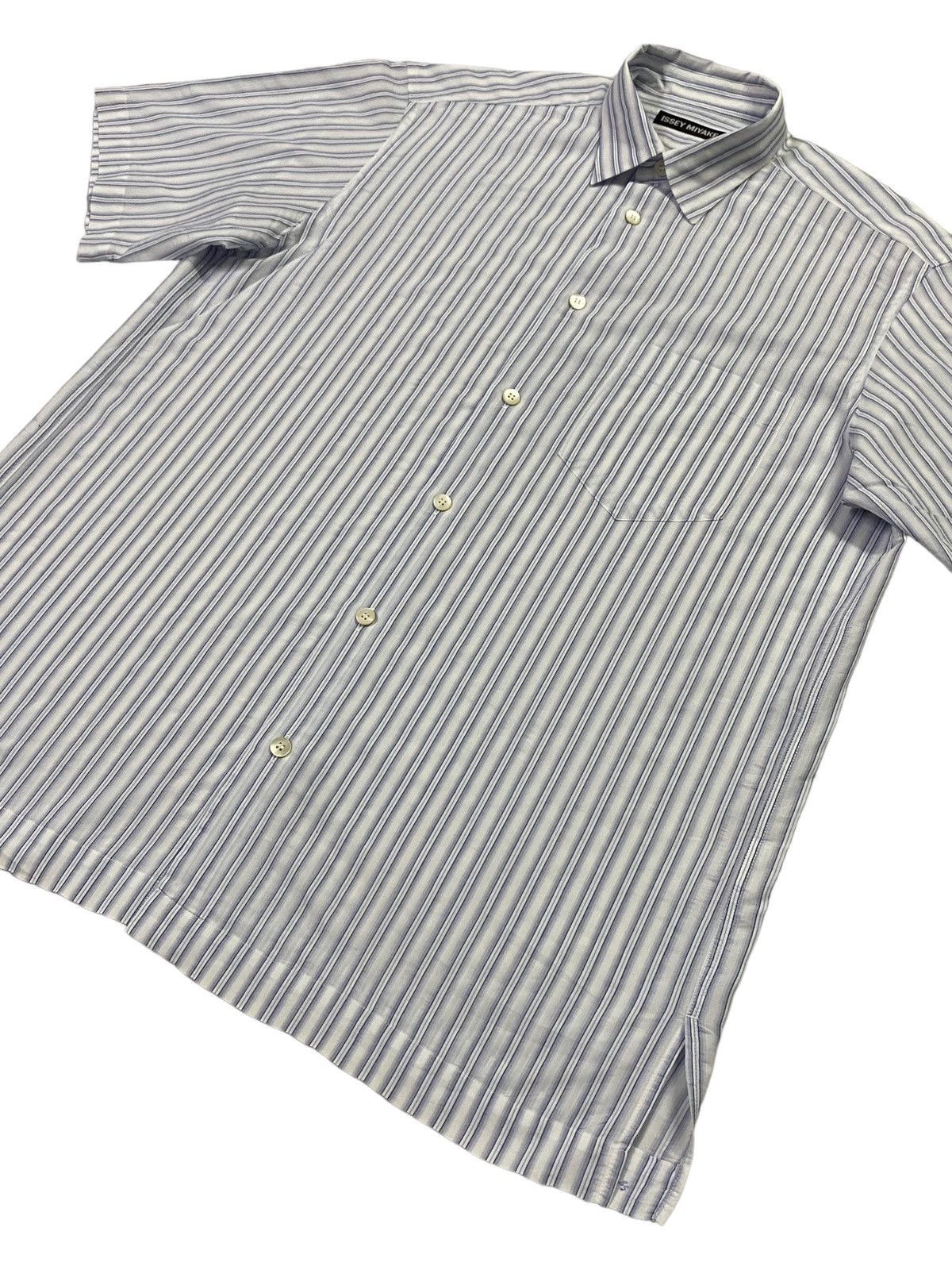 Issey Miyake Issey Miyake Stripes Button Ups Shirt Size US M / EU 48-50 / 2 - 20 Thumbnail