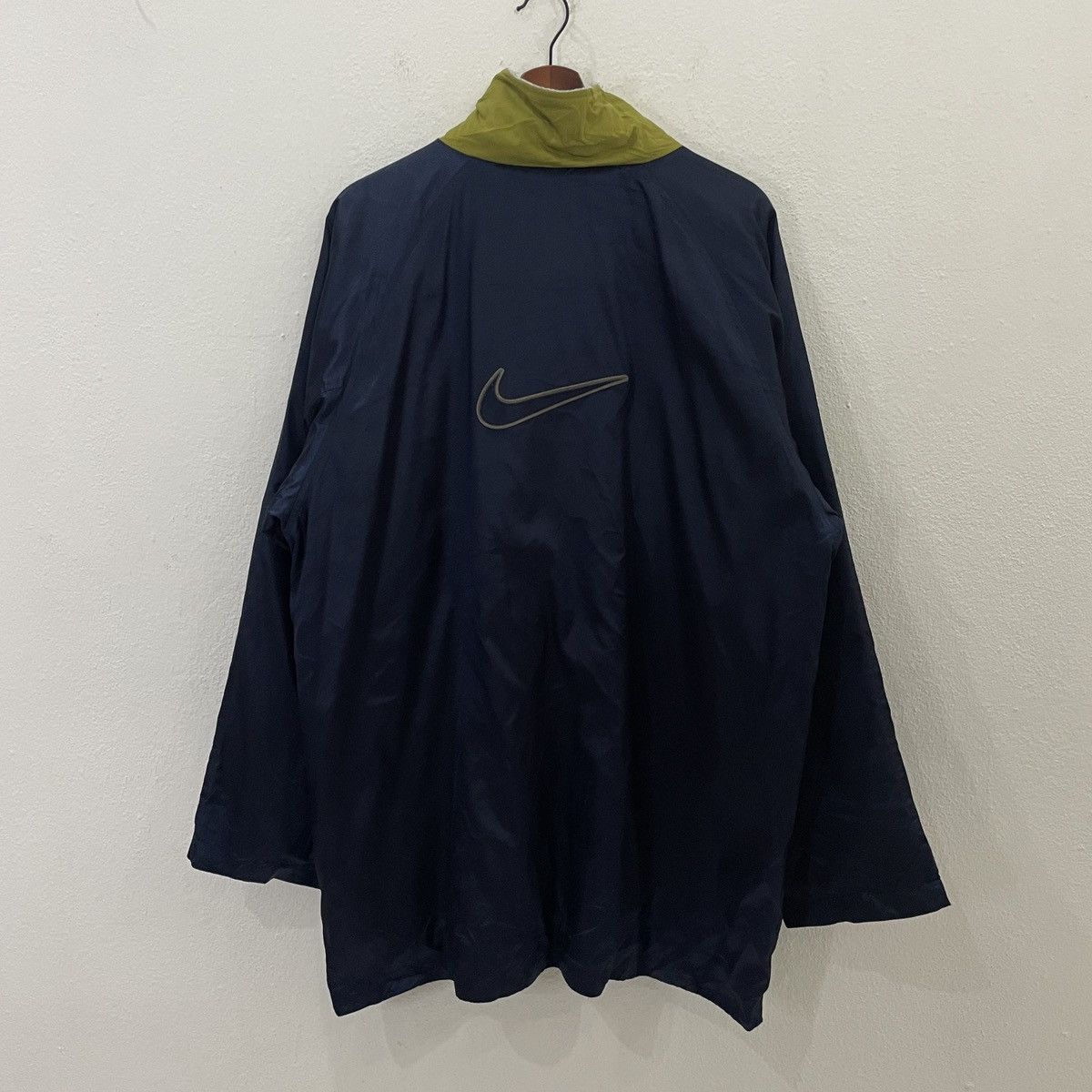 Nike Vintage 90s Nike Swoosh Big Logo Long Jacket Size US XL / EU 56 / 4 - 1 Thumbnail