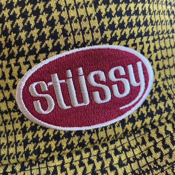 Vintage Stussy Lola Plaid Knit Bucket Hat Grailed