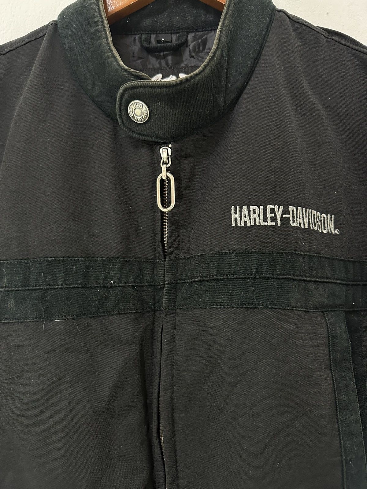 Harley Davidson Vintage Harley Davidson Riders MOTO Jacket 4 Pocket Design Size US L / EU 52-54 / 3 - 4 Thumbnail