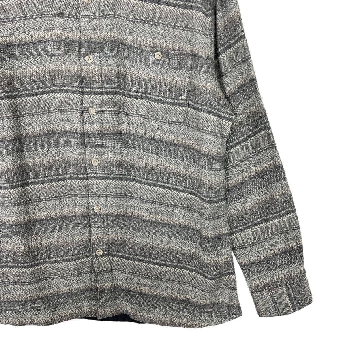 Eddie Bauer × Vintage 🔥 VINTAGE EDDIE BAUER WOOL STRIPE SHIRT CPO JACKET Size US M / EU 48-50 / 2 - 4 Thumbnail