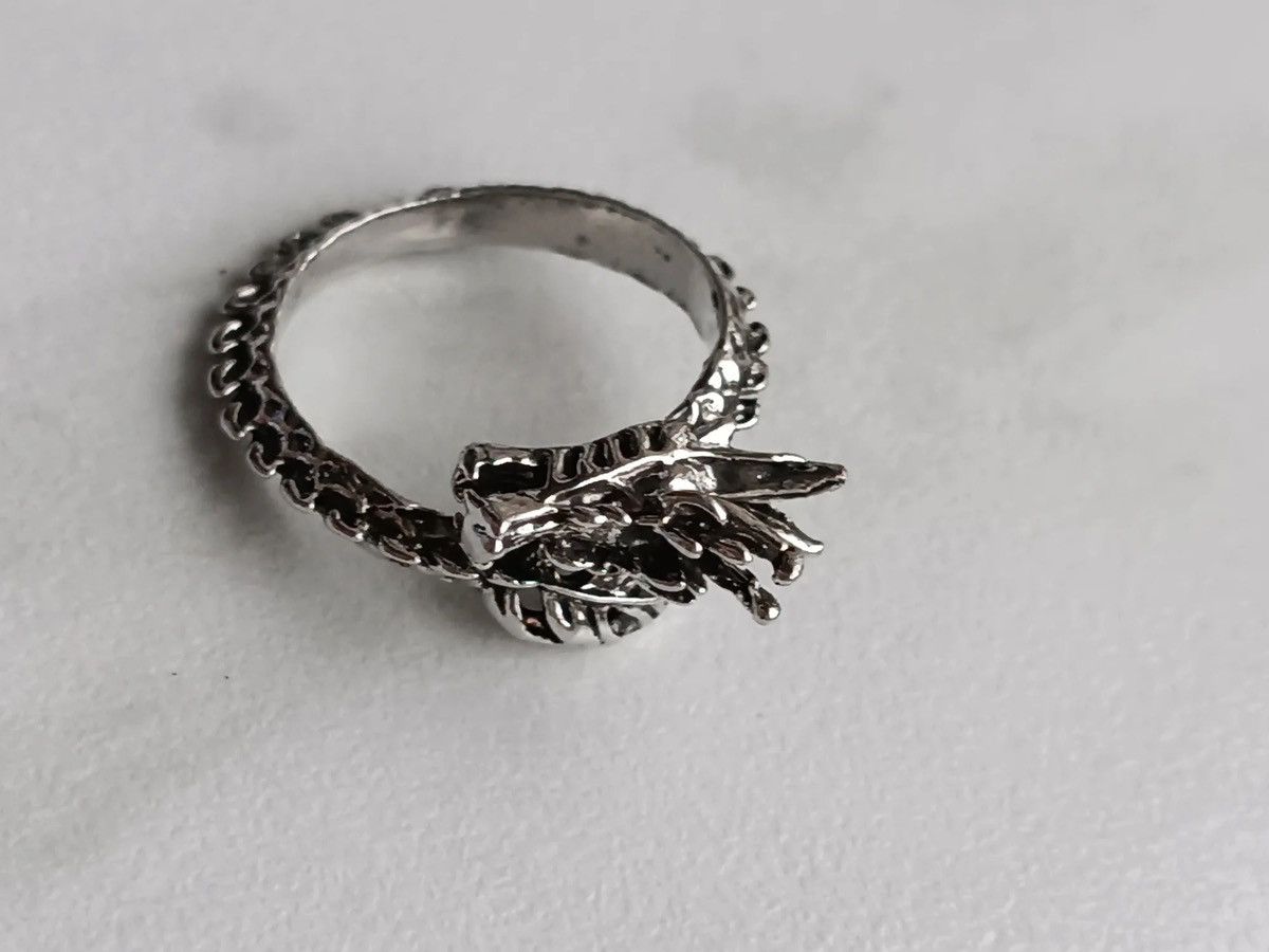 Japanese Brand Silver Dragon Adjustable Ring Size ONE SIZE - 5 Thumbnail