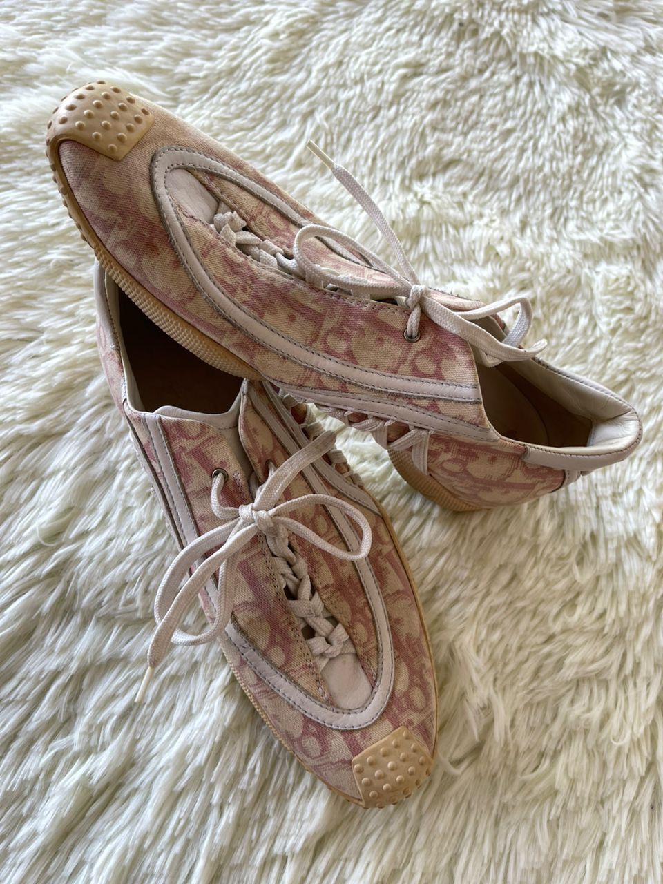 Christian Dior Monsieur Christian Dior Pink Monogram Low Top Sneaker Shoes Size US 6.5 / IT 36.5 - 8 Thumbnail