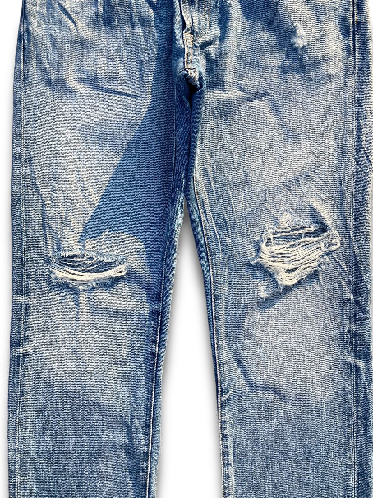Uniqlo Vintage Y2K Jun Takahashi Straight Cut Jeans Size US 32 / EU 48 - 3 Thumbnail