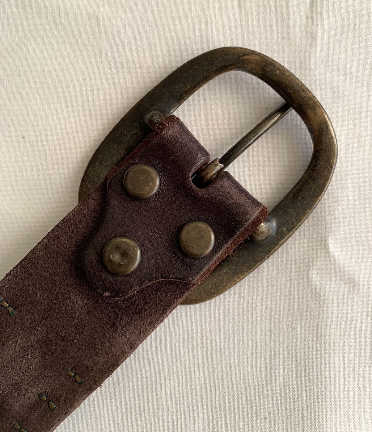 Japanese Brand Sick🔥Unbrand Studded Leather Belt (Punk Style) Size ONE SIZE - 8 Thumbnail