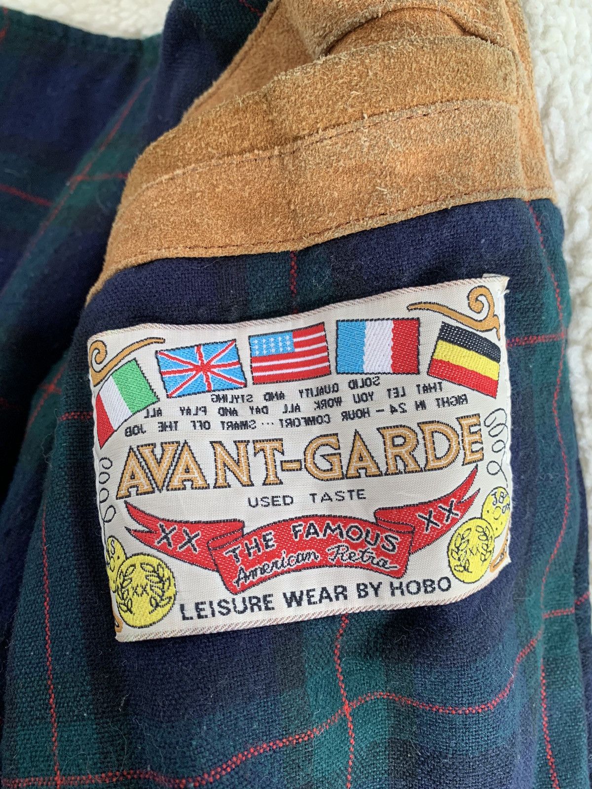 Japanese Brand Avant Garde Suede Leather Jacket Inspired Issey Miyake Size US L / EU 52-54 / 3 - 8 Thumbnail