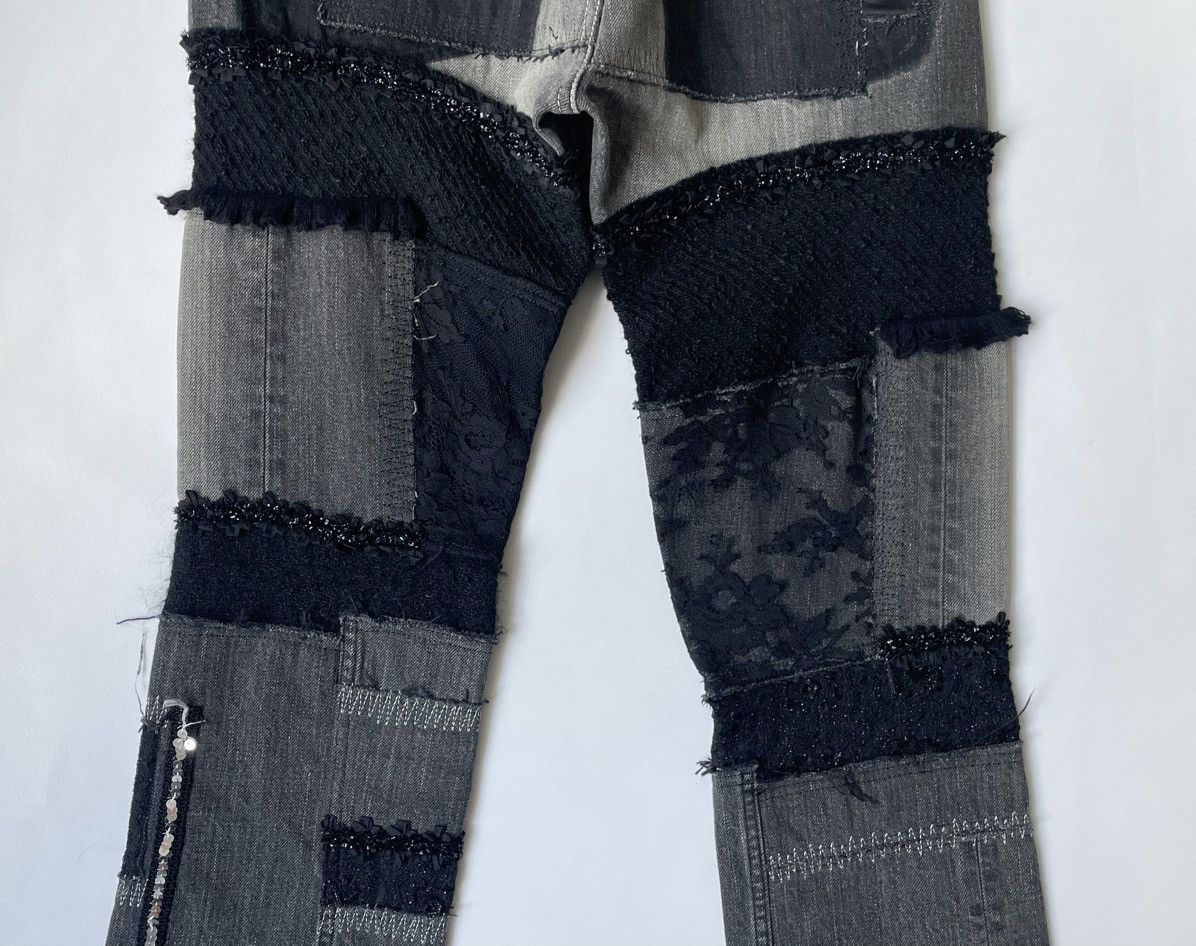 Comme des Garcons A/W 14 Distressed Patchwork Jeans Size 28" / US 6 / IT 42 - 17 Thumbnail