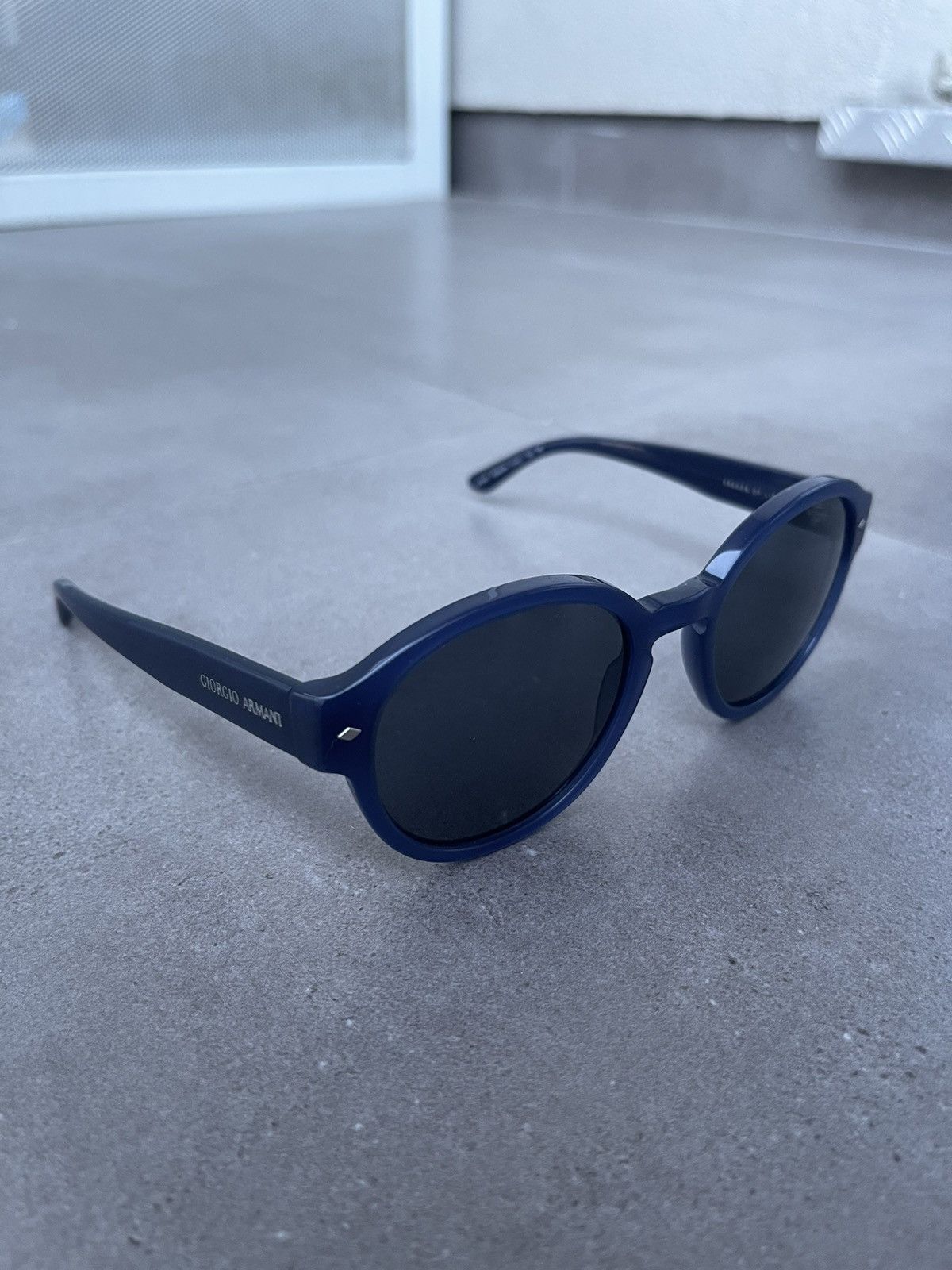 Emporio Armani Giorgio Armani AR8005 5008/R5 Blue Sunglasses Size ONE SIZE - 4 Thumbnail
