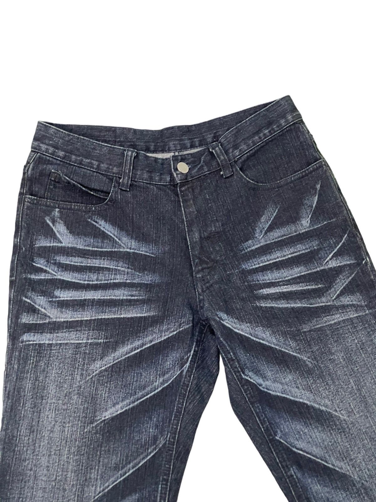 Japanese Brand Flare Jeans A.S.M Clawmark Stretch Boot Cut 5🟦8 Size US 29 - 8 Thumbnail