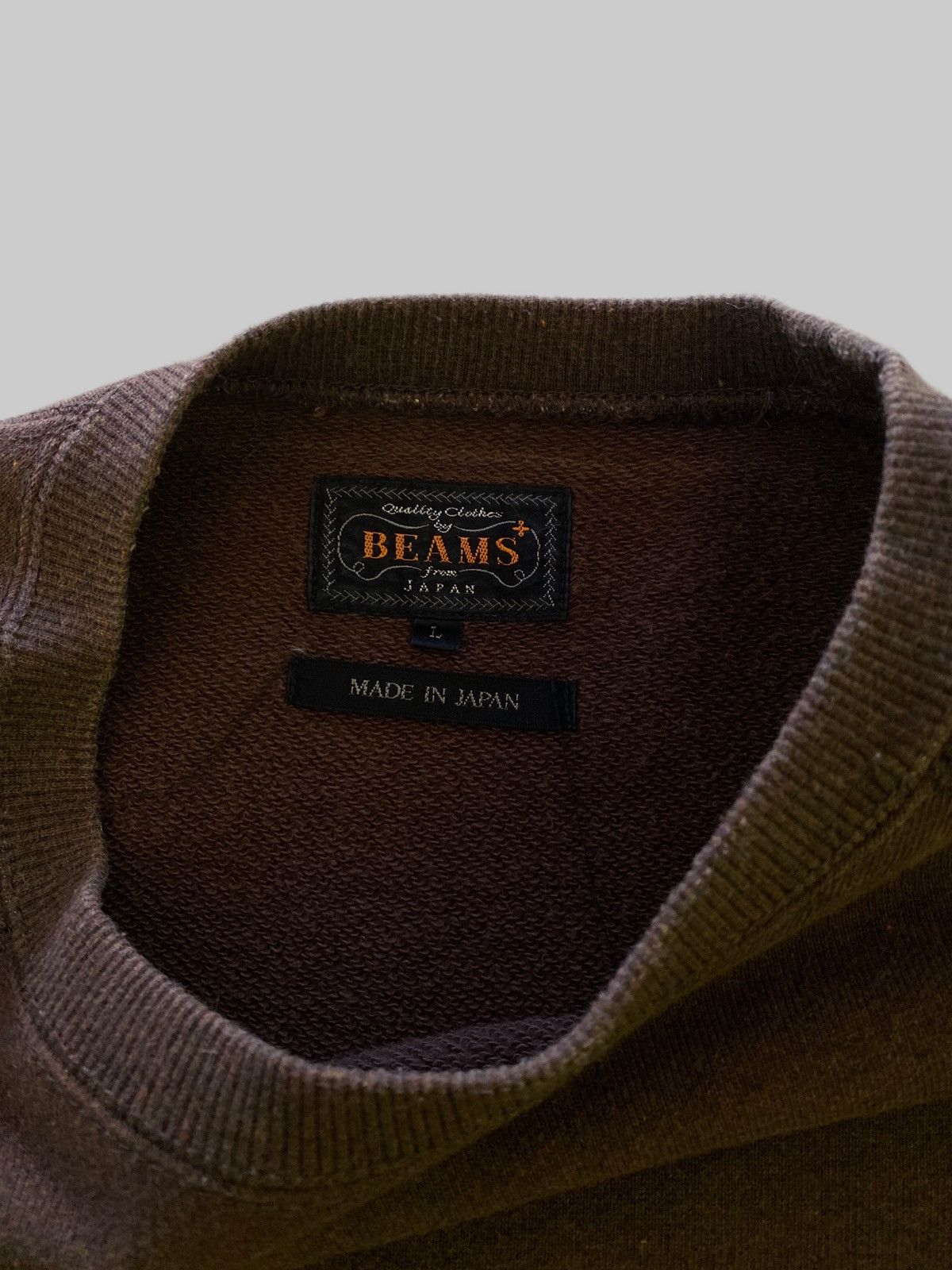 Beams Plus 💥RARE💥 Vintage Beams Plus Raglan Dark Brown Crewneck Size US L / EU 52-54 / 3 - 2 Thumbnail