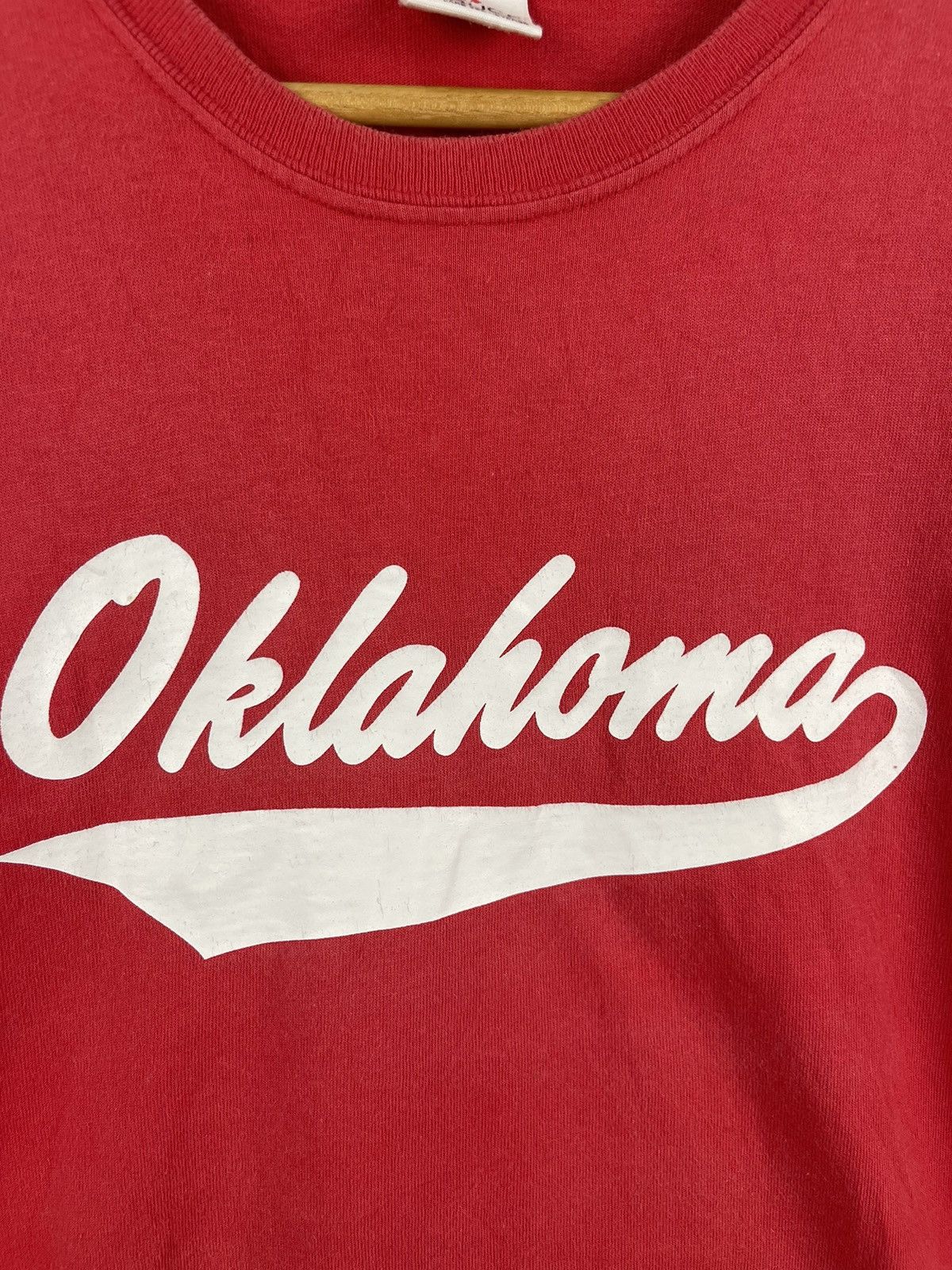 Spruce Vintage Oklahoma Spellout T-shirt Red Size US S / EU 44-46 / 1 - 2 Thumbnail