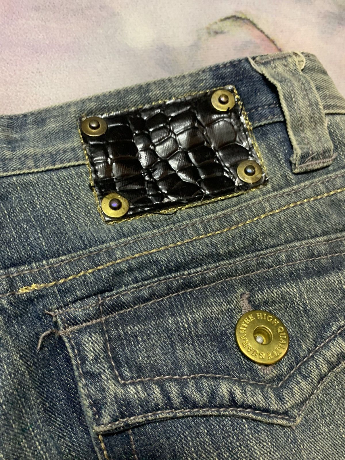 Hysteric Glamour × Japanese Brand × Tornado Mart Flare Japanese Brand Mud Washed Denim Size US 34 / EU 50 - 9 Thumbnail