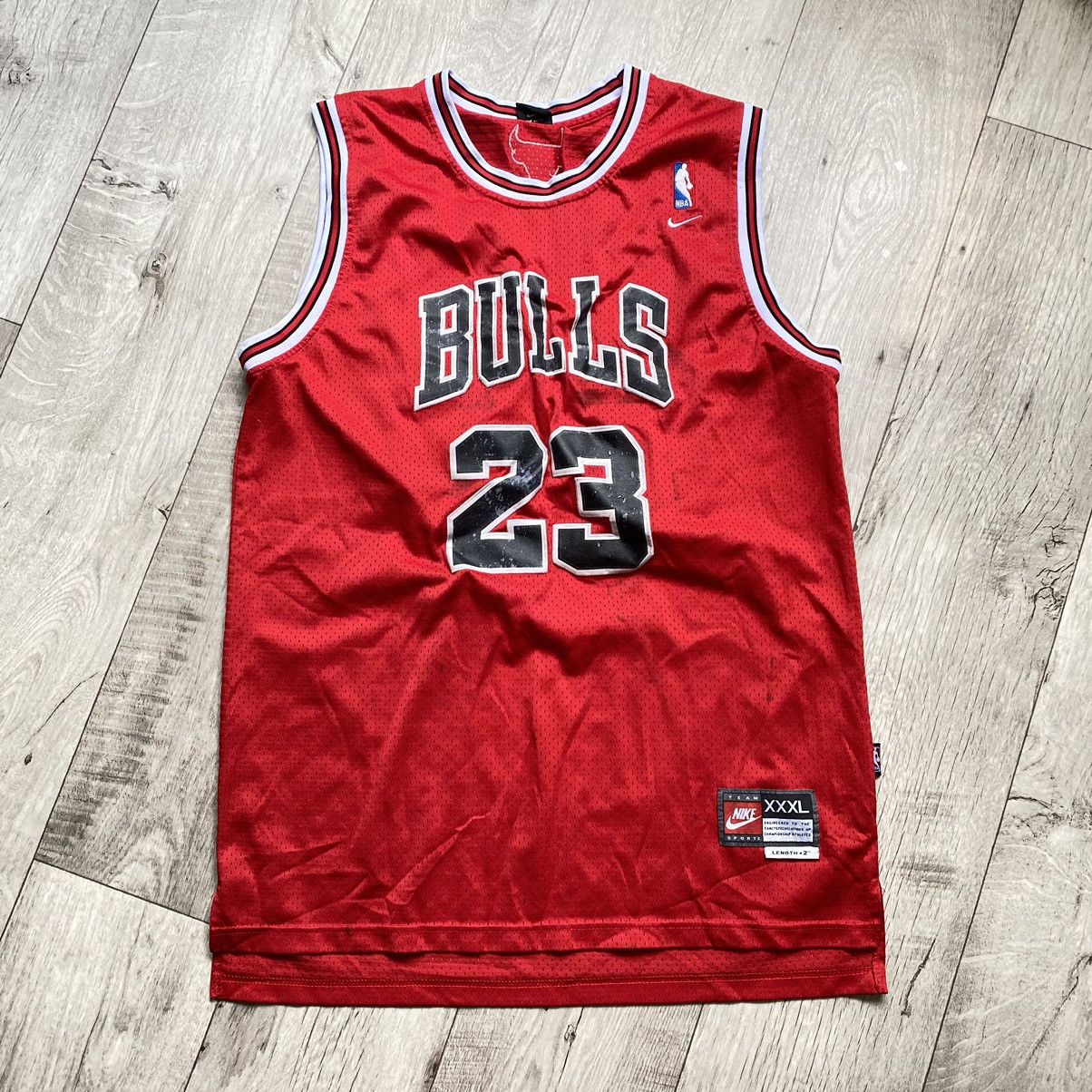 NBA × Nike × Vintage VINTAGE NIKE NBA JORDAN 23 XXXL LENGTH +2 TANK T SHIRT Size US XXL / EU 58 / 5 - 1 Thumbnail