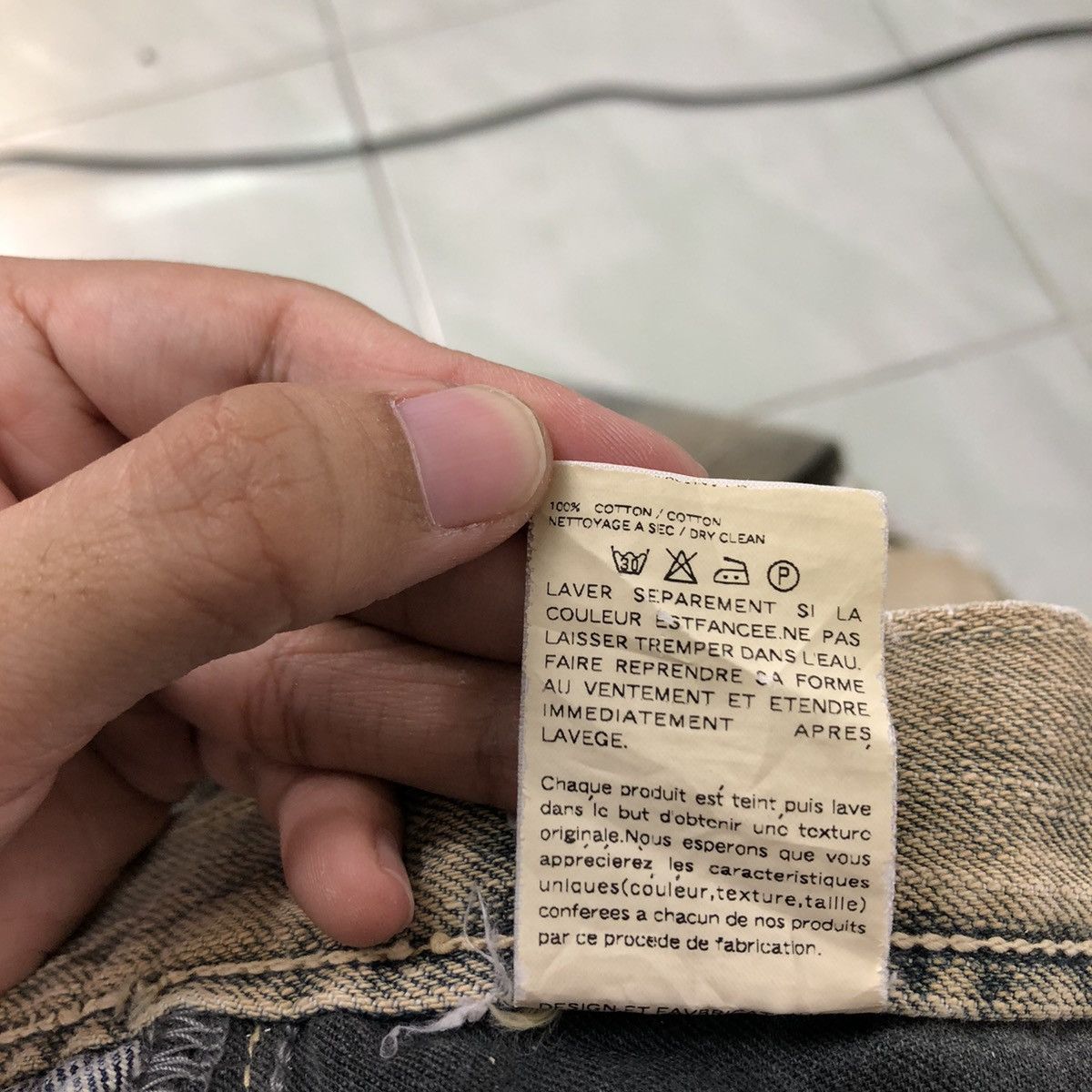 Japanese Brand VINTAGE DENIM JEANS SUKAJAN DESIGN BIG LOGO PUNK STYLE Size US 32 / EU 48 - 11 Thumbnail