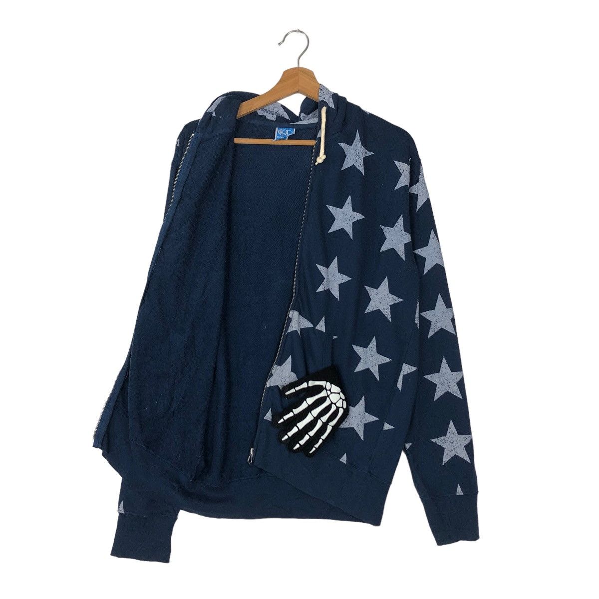 Japanese Brand 🔥VINTAGE OCEAN PACIFIC JACKET BONDAGE RIOT STAR FULLPRINT Size US L / EU 52-54 / 3 - 9 Thumbnail