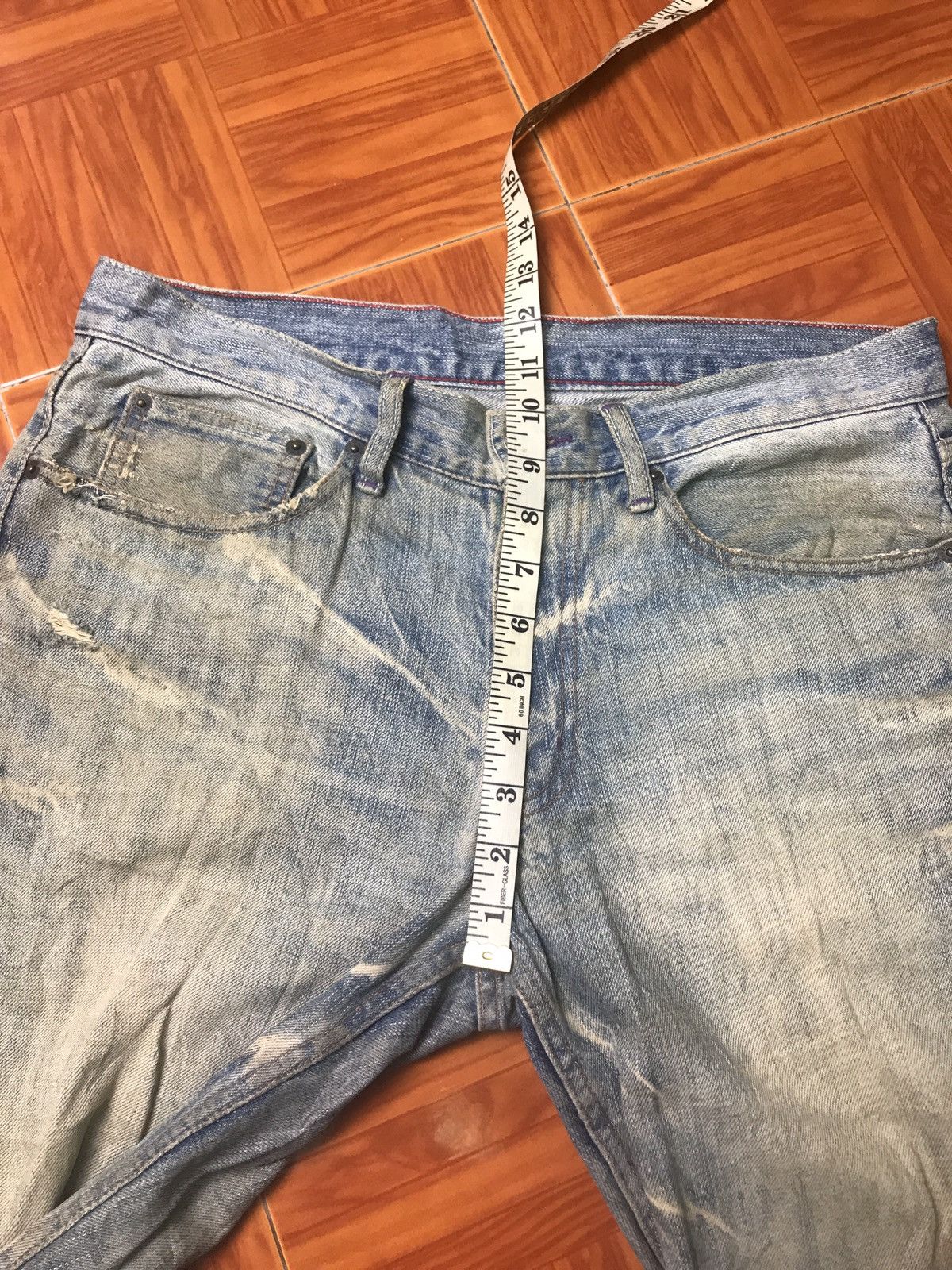 Takeo Kikuchi DISTRESSED ‼️‼️ vintage takeo kikuchi very rare Size US 33 - 10 Thumbnail