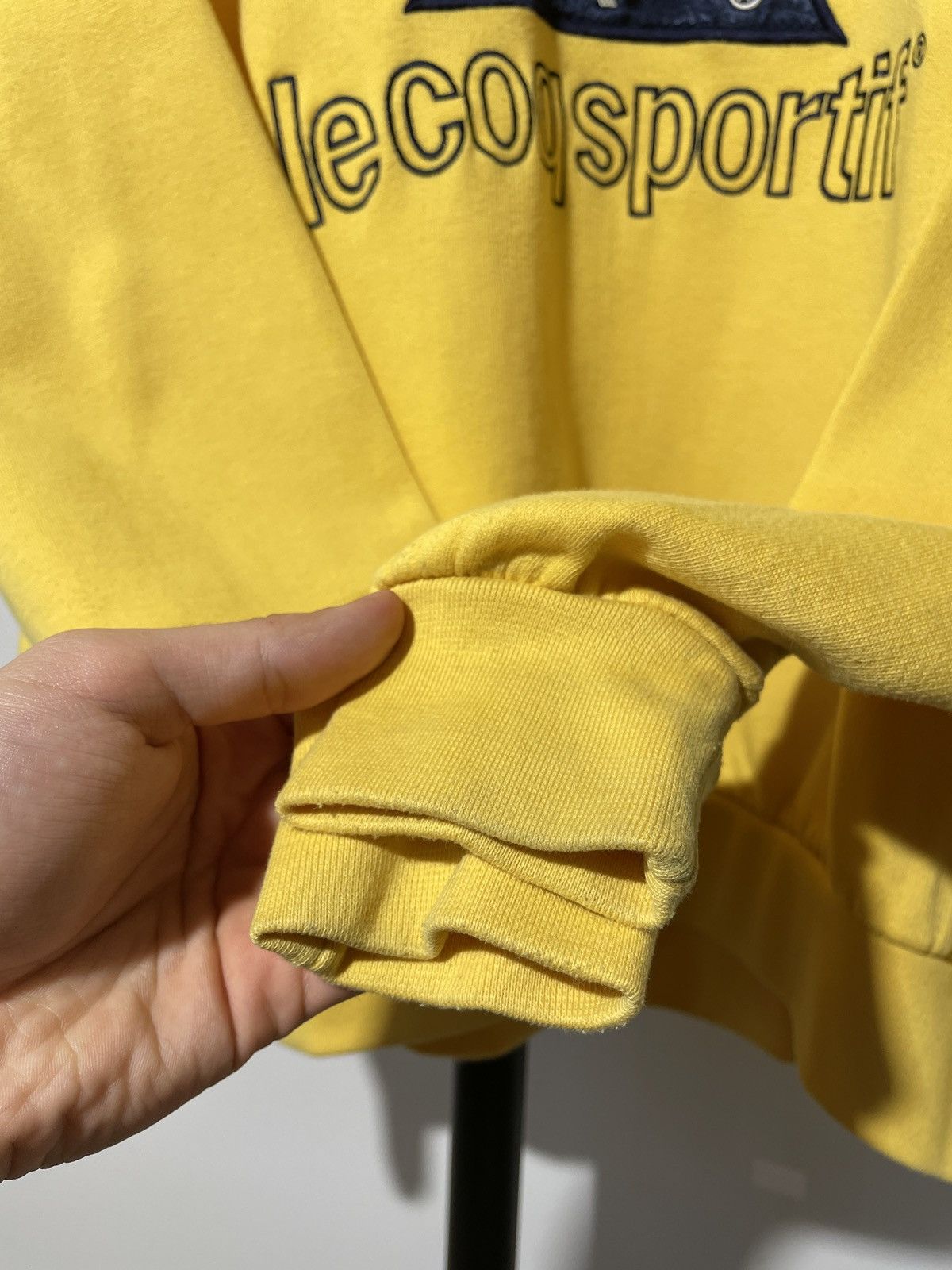 Le Coq Sportif × Vintage Vintage Y2K Le Coq Sportif Big Logo Pullover Size US XL / EU 56 / 4 - 7 Thumbnail