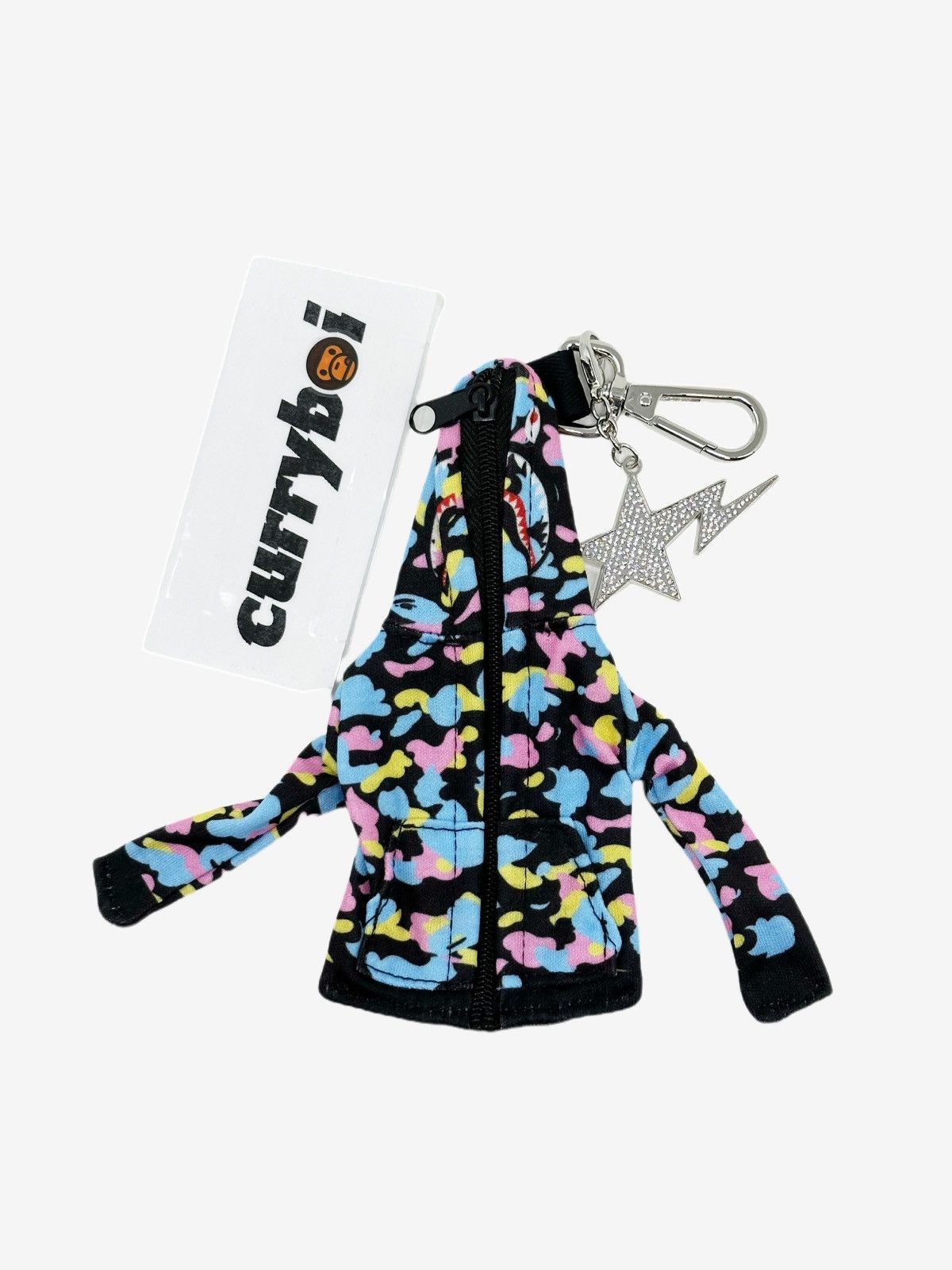 Bape BAPE Shark Full Zip Hoodie Keychain Black Size ONE SIZE - 5 Thumbnail
