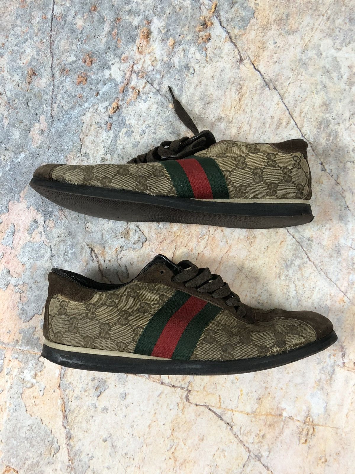 Gucci × Vintage Gucci vintage shoes sneaker Size US 9 / EU 42 - 1 Thumbnail