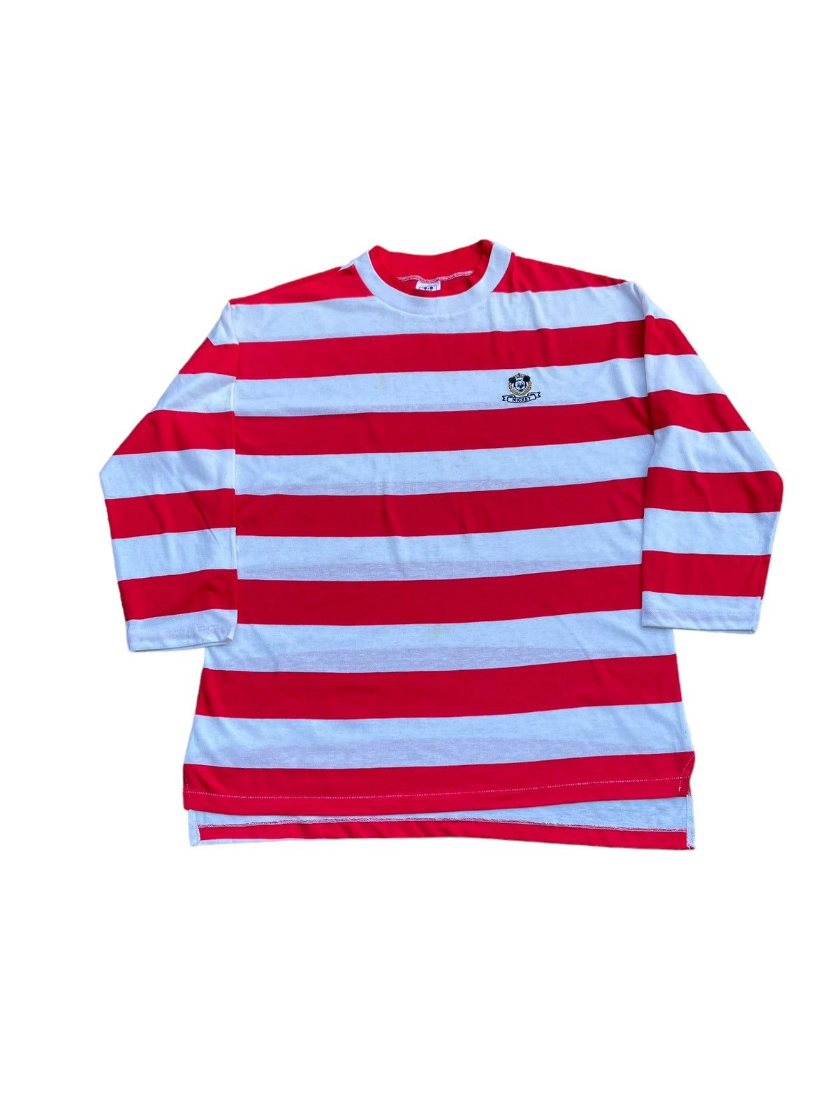 Disney Vintage Mickey Mouse 3 Quater Stripes Tshirt Size US XL / EU 56 / 4 - 1 Thumbnail