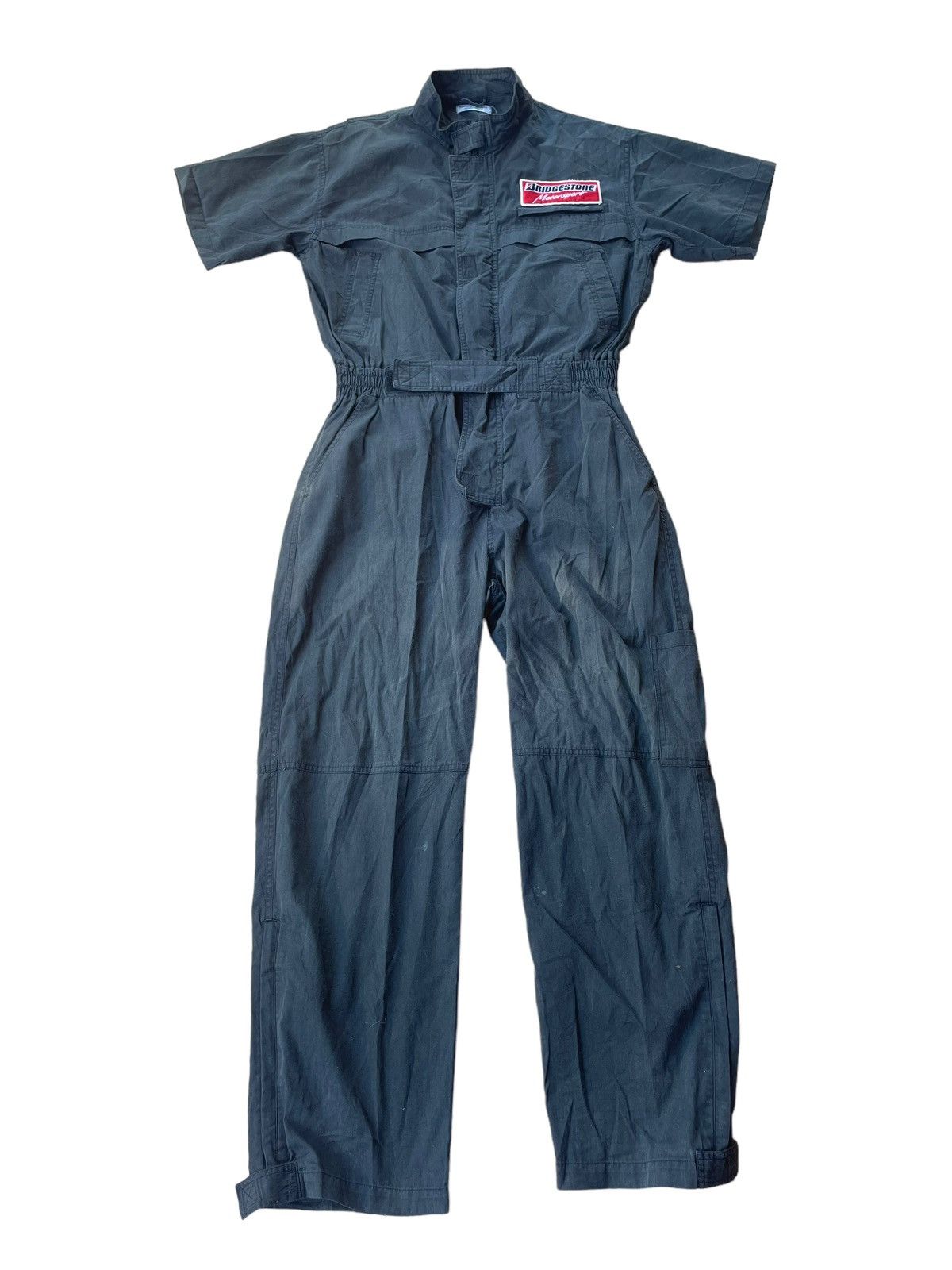 Sports Specialties VINTAGE BRIDGESTONE MOTORSPORT 6 POCKETS OVERALL Size US 30 / EU 46 - 2 Thumbnail
