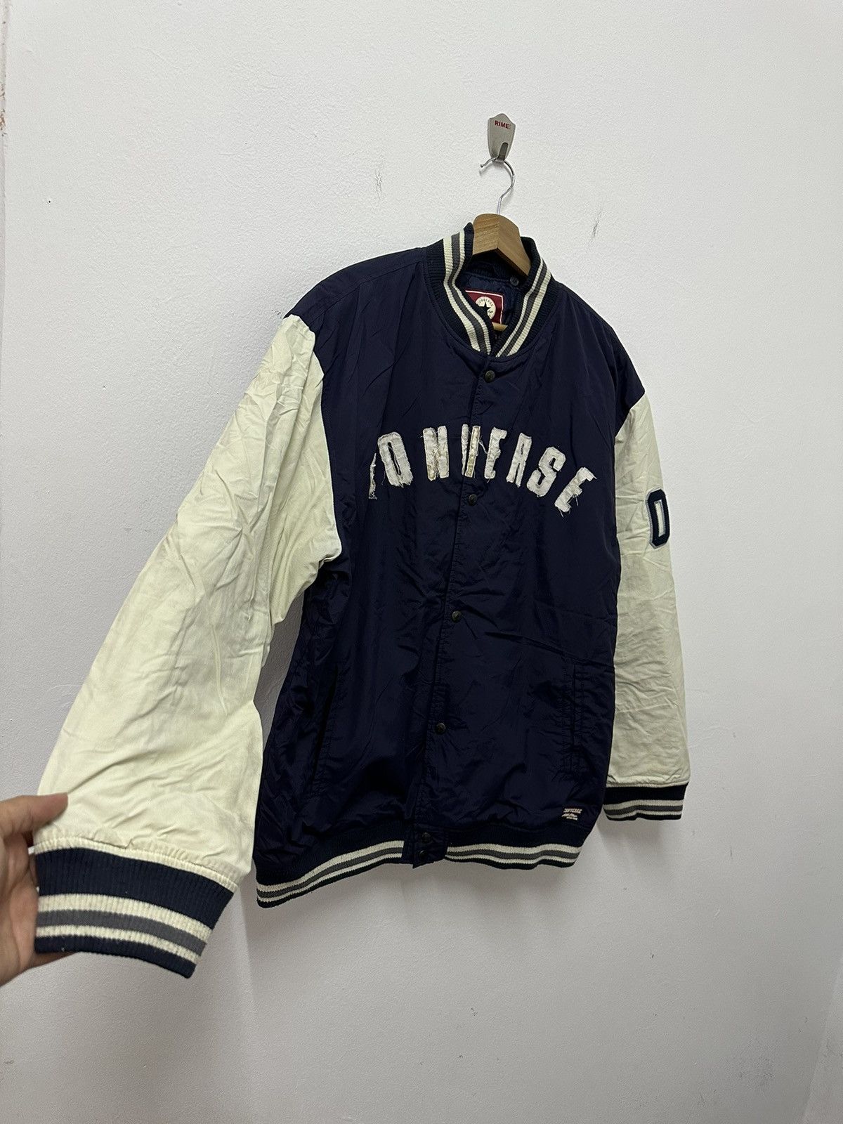 Converse × Vintage Vintage Converse Button Up Varsity Jacket Size US XL / EU 56 / 4 - 8 Thumbnail