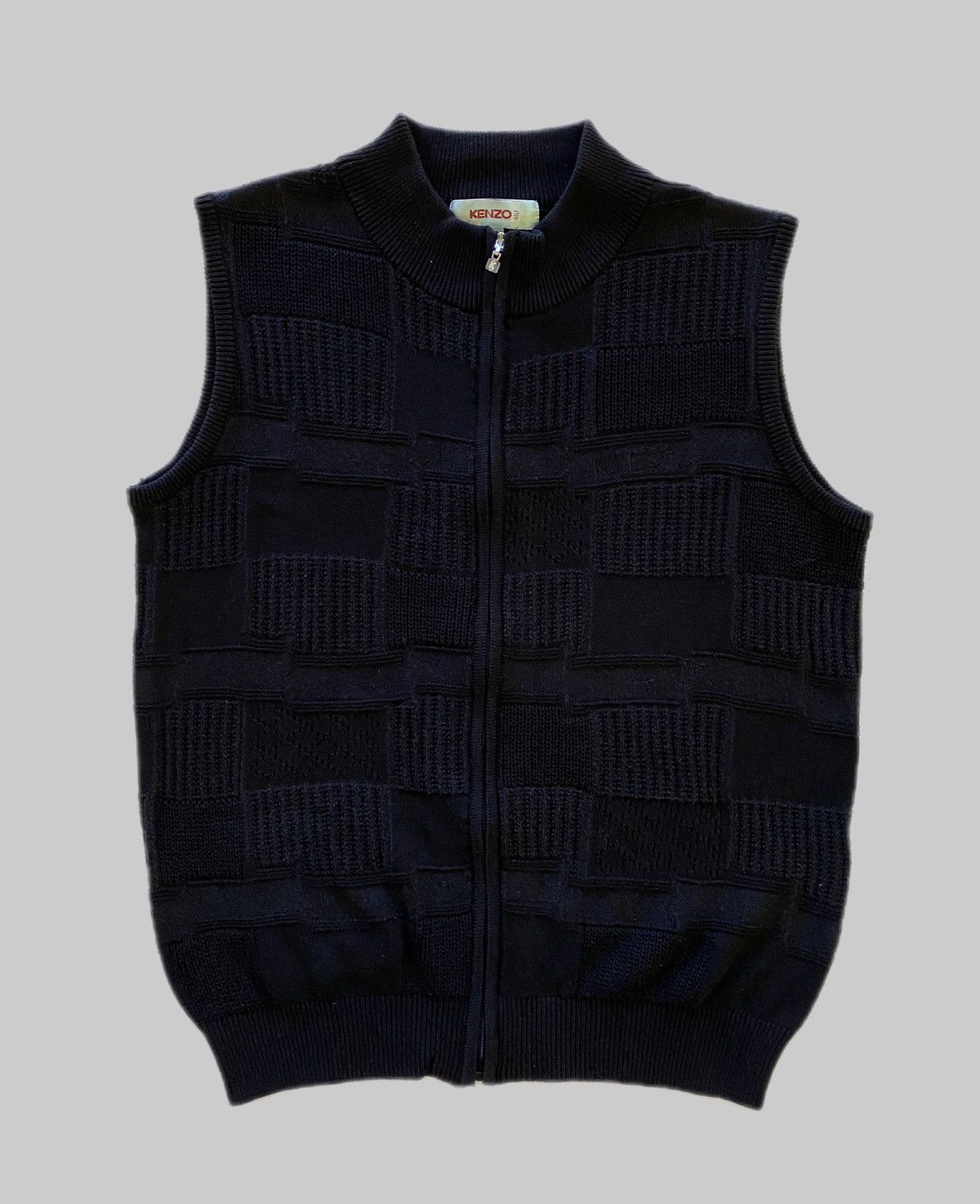 Kenzo × Vintage 1990s Kenzo Golf Patchwork Knitwear Size US S / EU 44-46 / 1 - 1 Thumbnail