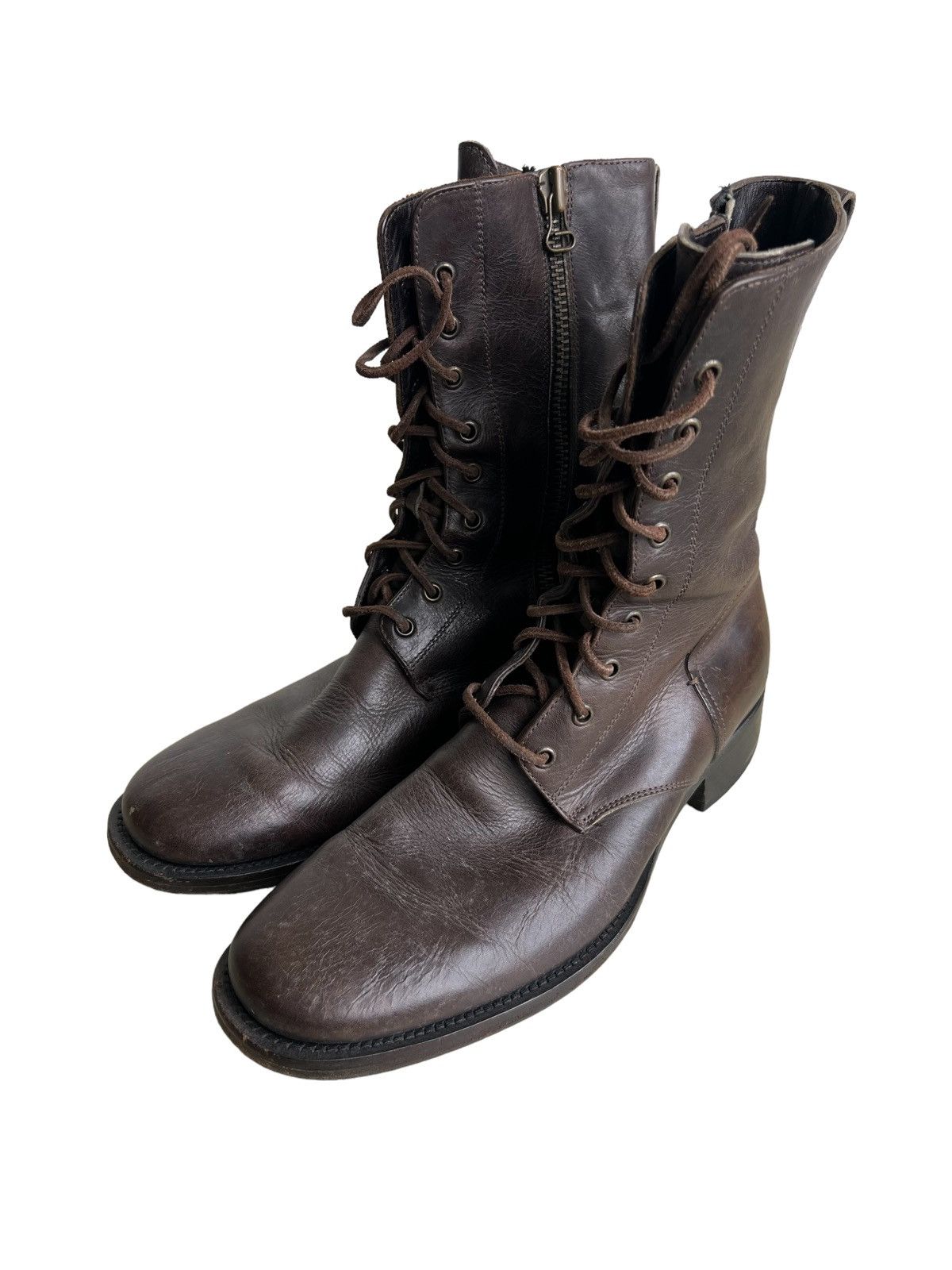 Buttero OG Buttero 🇮🇹 Carpe Diem Side Zipper Leather Combat Boots Size US 8.5 / EU 41-42 - 5 Thumbnail