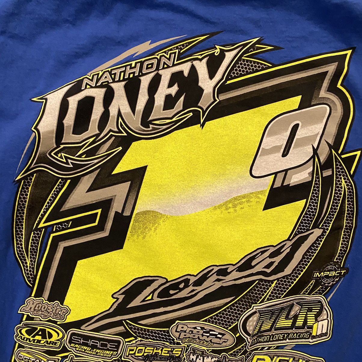 NASCAR × Nike Vintage Y2K Blue Nascar AOP Racing Graphic Tee L Size US L / EU 52-54 / 3 - 20 Thumbnail