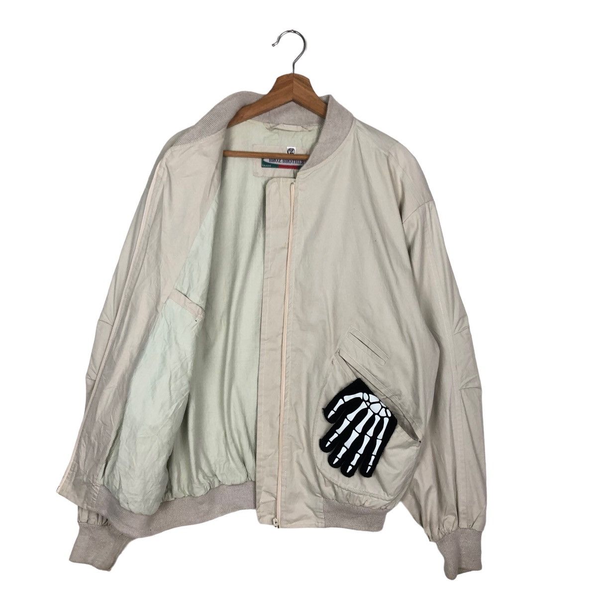 Japanese Brand VINTAGE BOMBER JACKET BROZ BROTHER’S FRANCE ISSEY MIYAKE Size US M / EU 48-50 / 2 - 8 Thumbnail