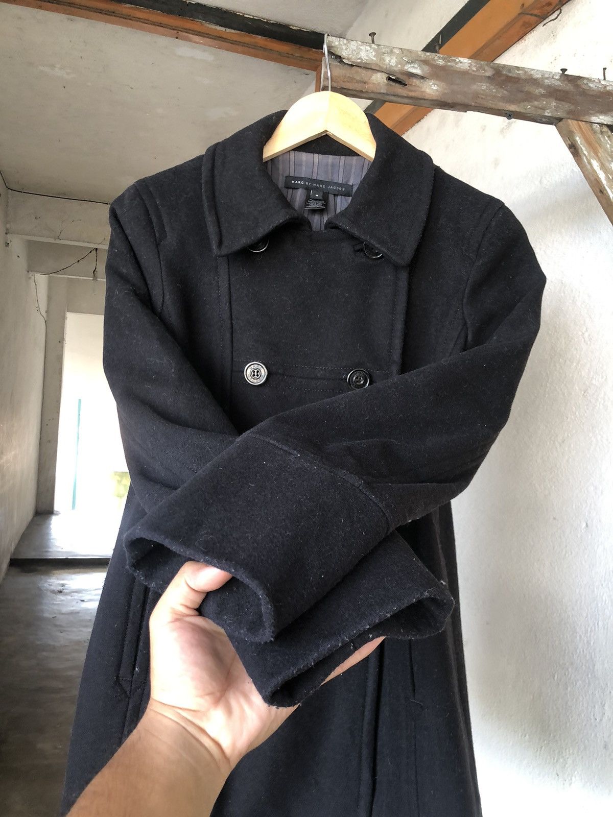 Marc Jacobs Marc by Marc Jacobs Double Breasted Wool Peacoat Size US M / EU 48-50 / 2 - 8 Thumbnail