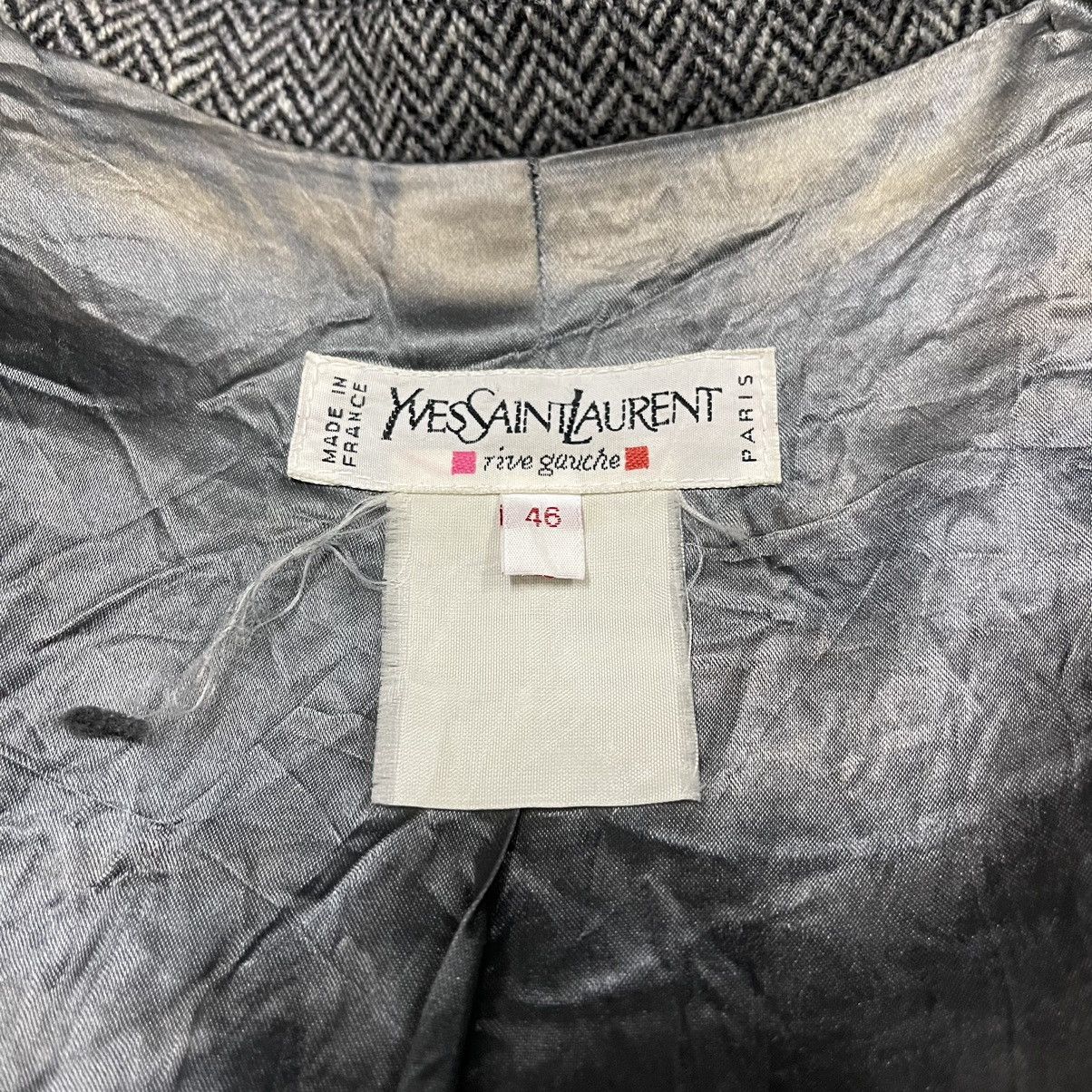 Yves Saint Laurent Vintage 80s yves saint laurent jacket blazer YSL Size XL / US 12-14 / IT 48-50 - 5 Thumbnail