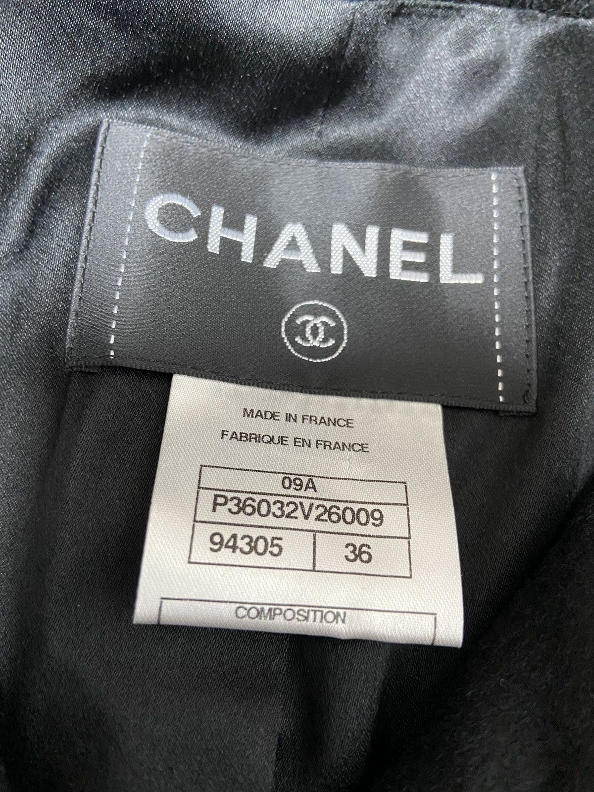 Chanel 36 Chanel cashmere black midi length coat Size XS / US 0-2 / IT 36-38 - 5 Thumbnail