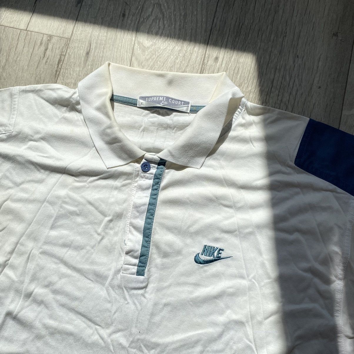 Nike VINTAGE NIKE SUPREME COURT 90s POLO T SHIRT Size US XL / EU 56 / 4 - 3 Thumbnail
