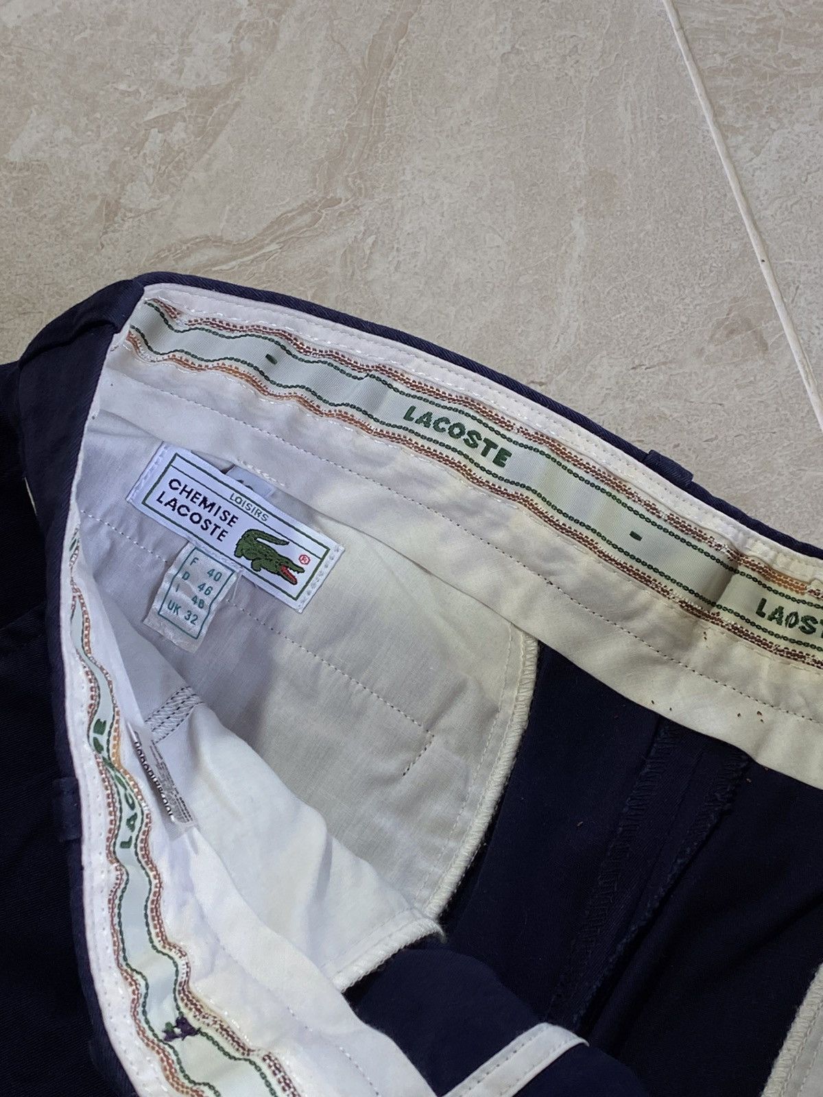 Lacoste Vintage 90s Lacoste streetwear shorts Size US 32 / EU 48 - 10 Thumbnail