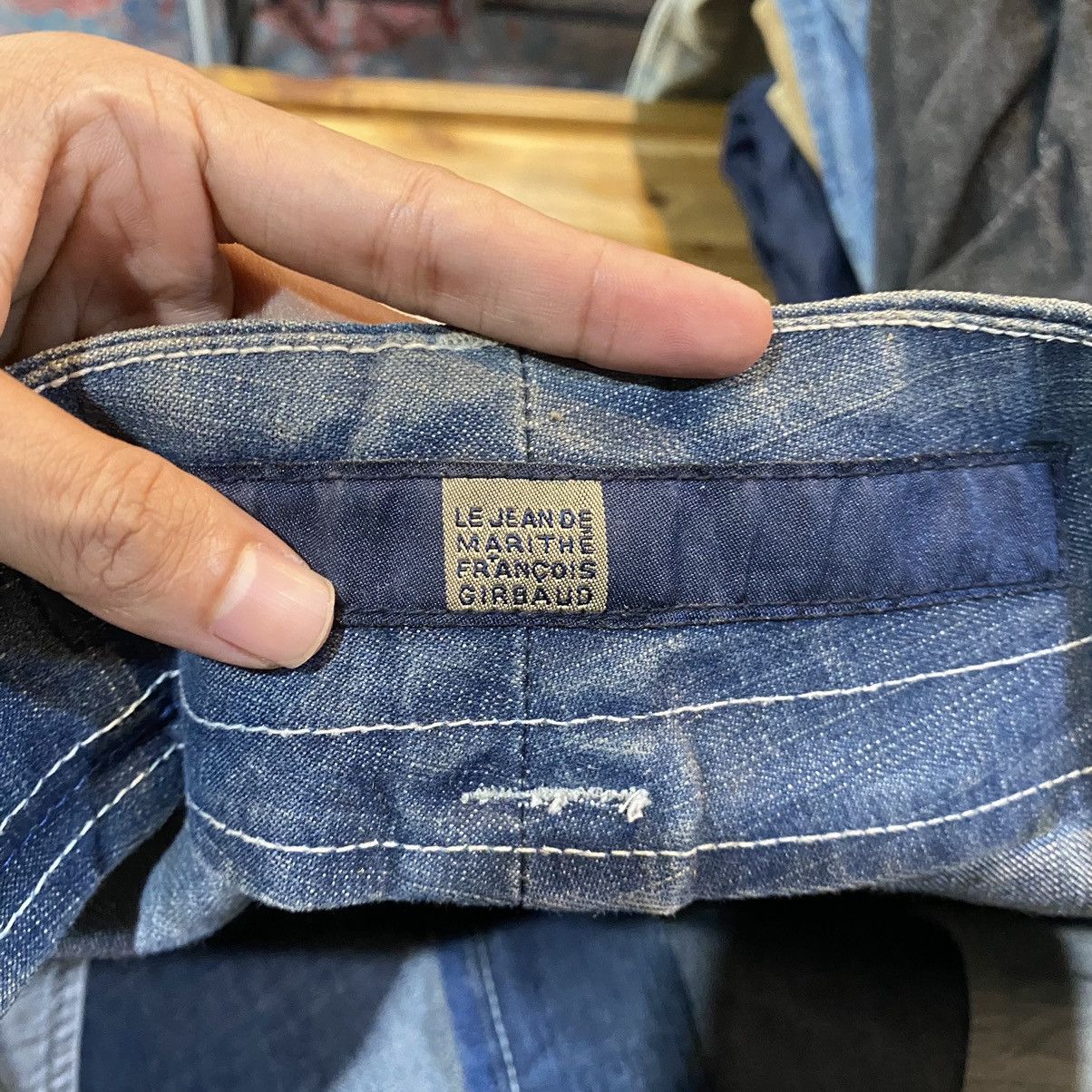 Marithe + Francois Girbaud Marithe Francois Girbaud Bondage Denim Pants Size US 34 / EU 50 - 21 Thumbnail