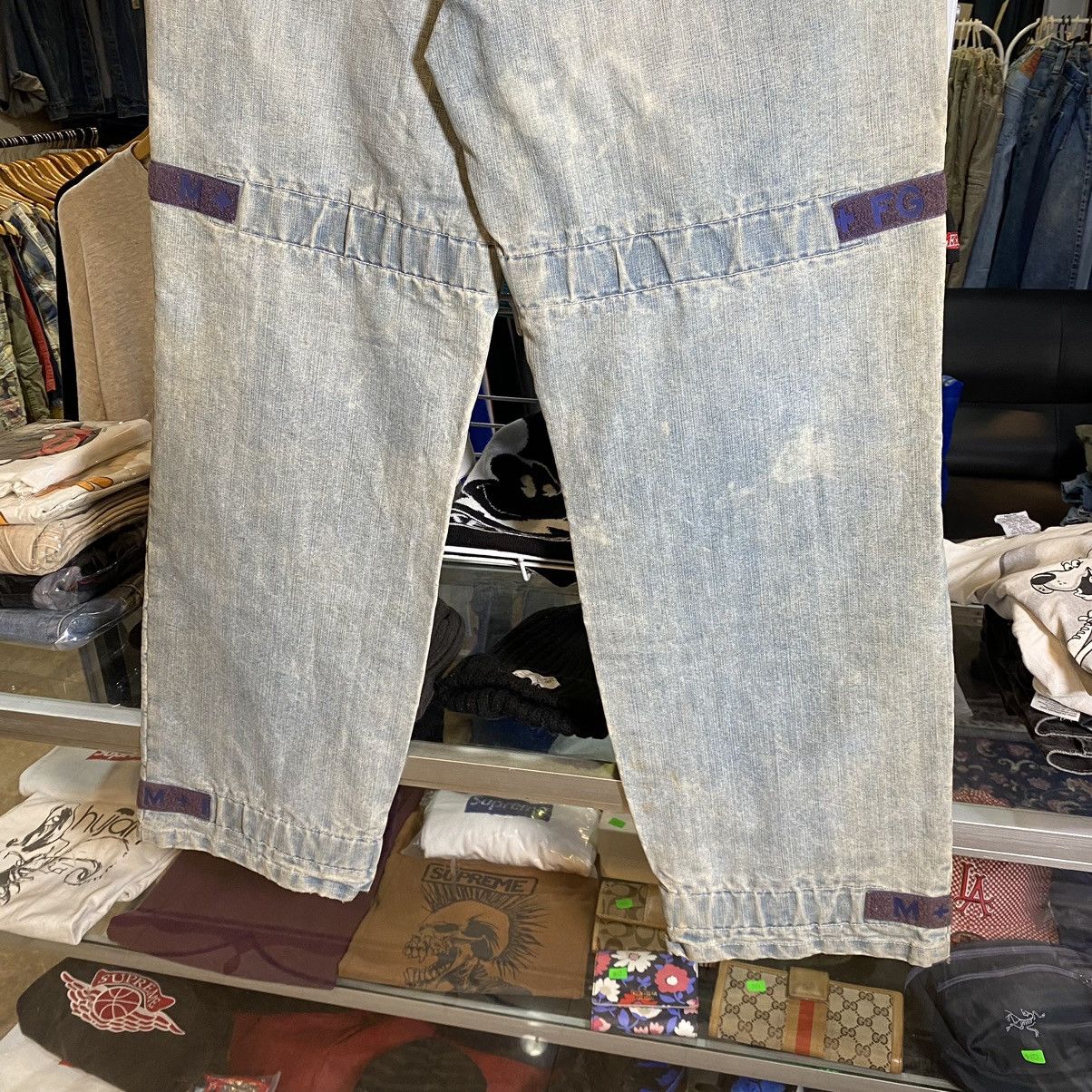 Marithe + Francois Girbaud Marithe Francois Girbaud Bondage Denim Pants Size US 34 / EU 50 - 5 Thumbnail