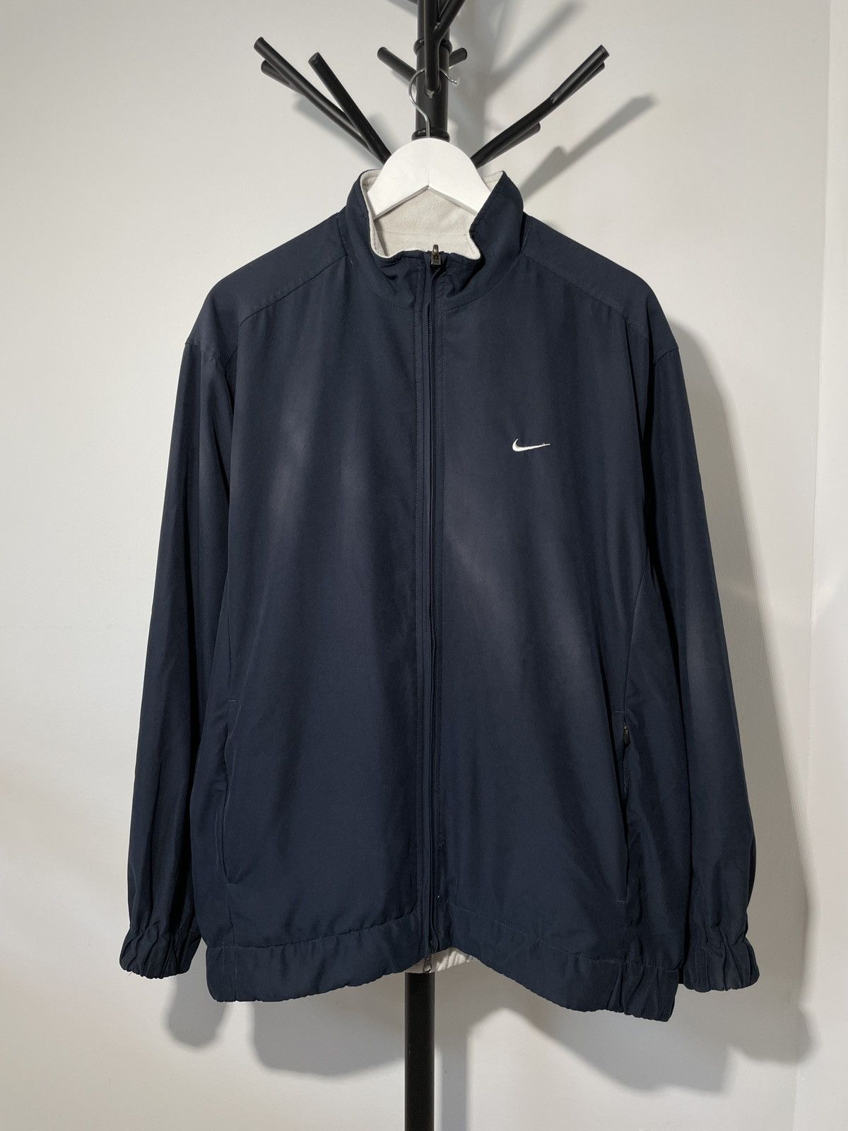 Nike × Vintage Reversible Nike Y2K Vintage Nylon/Fleece Light Jacket Size US L / EU 52-54 / 3 - 1 Thumbnail
