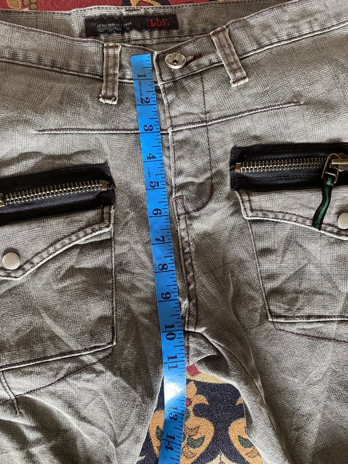 Seditionaries Saditionaries🔥🔥ILDF Punk Design Faded Color Zipper Style Size US 32 / EU 48 - 15 Thumbnail