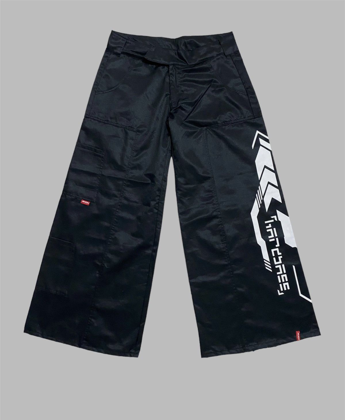 image of Vintage Amok London 90's Rave Pants Like Kikwear Jnco But Better in Black, Men's (Size 34)