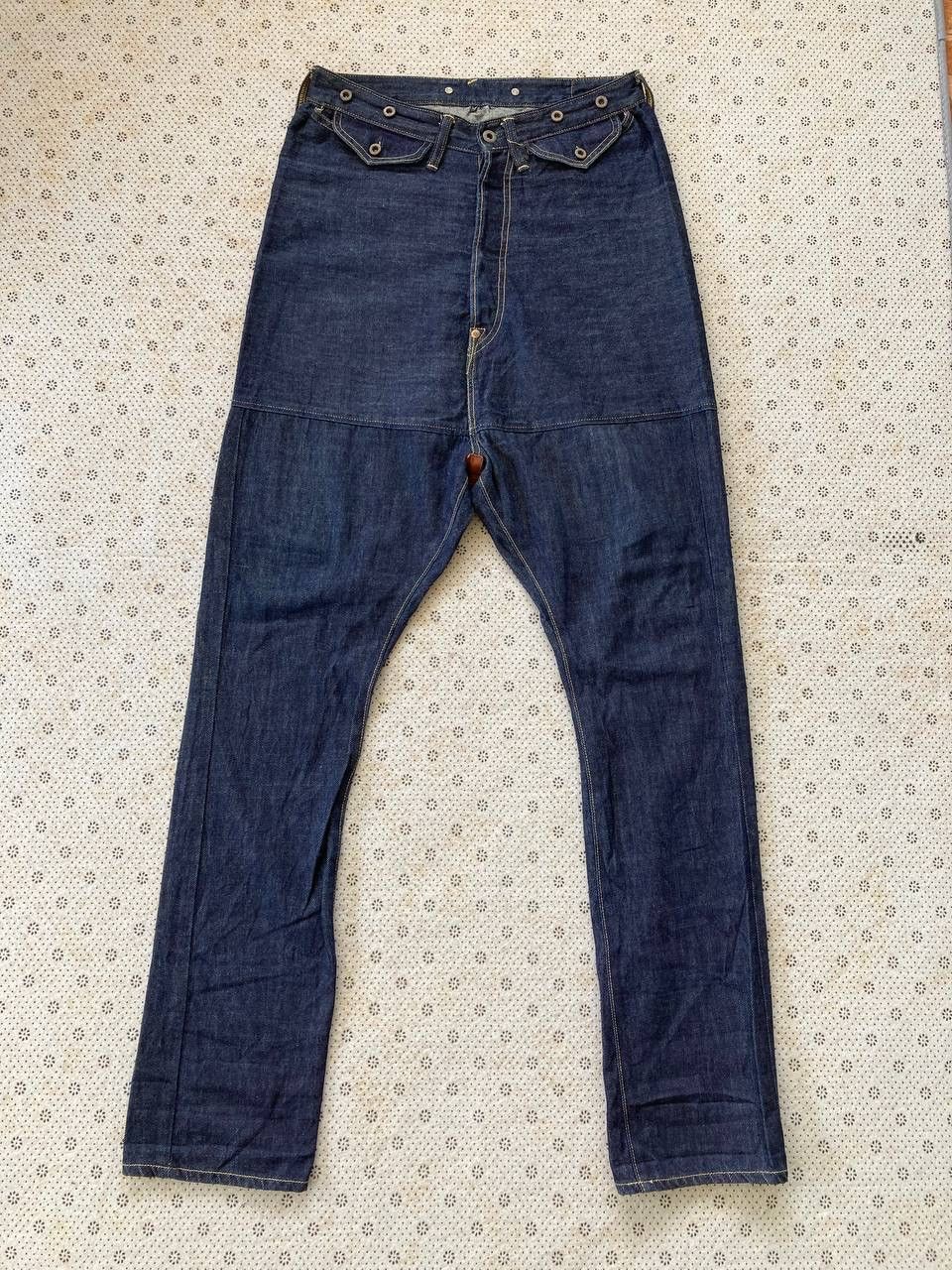 Kapital Kapital Biker Indigo Denim Pant Size US 31 - 1 Thumbnail